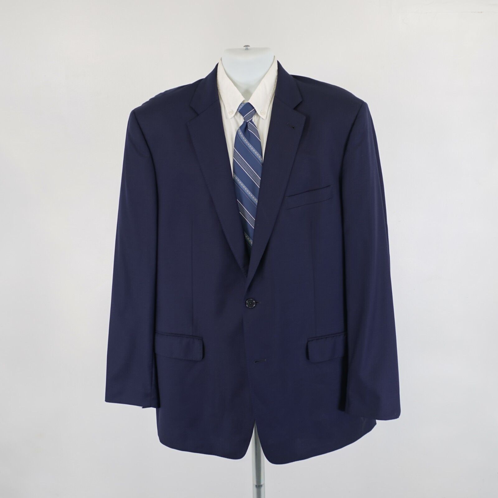 Jos. A. Bank Jos A Bank Signature Gold Wool Blue Herringbone 44L / Slim 4 Size 44L - 4 Thumbnail