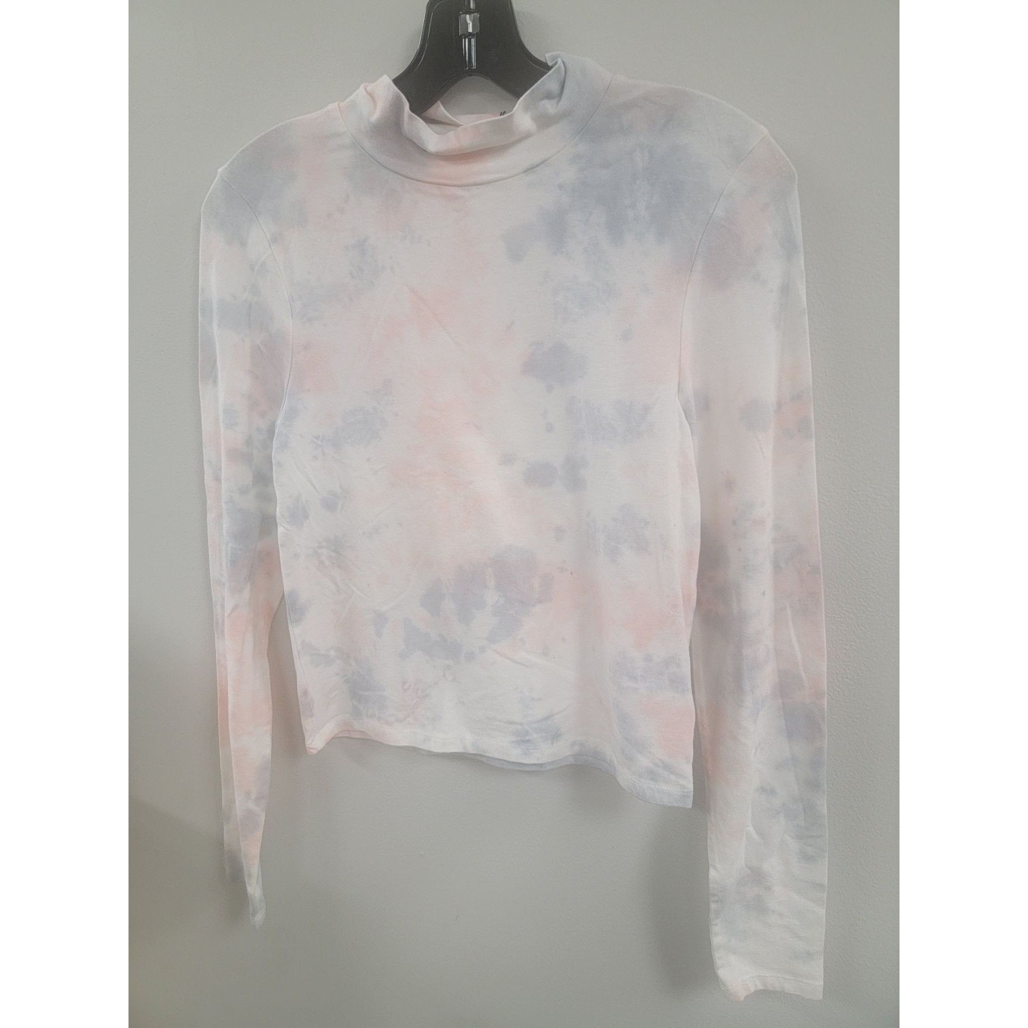 Other Wild Fable Womens Tie-Dye Long Sleeve Mock Neck Top Size M Size M / US 6-8 / IT 42-44 - 3 Thumbnail