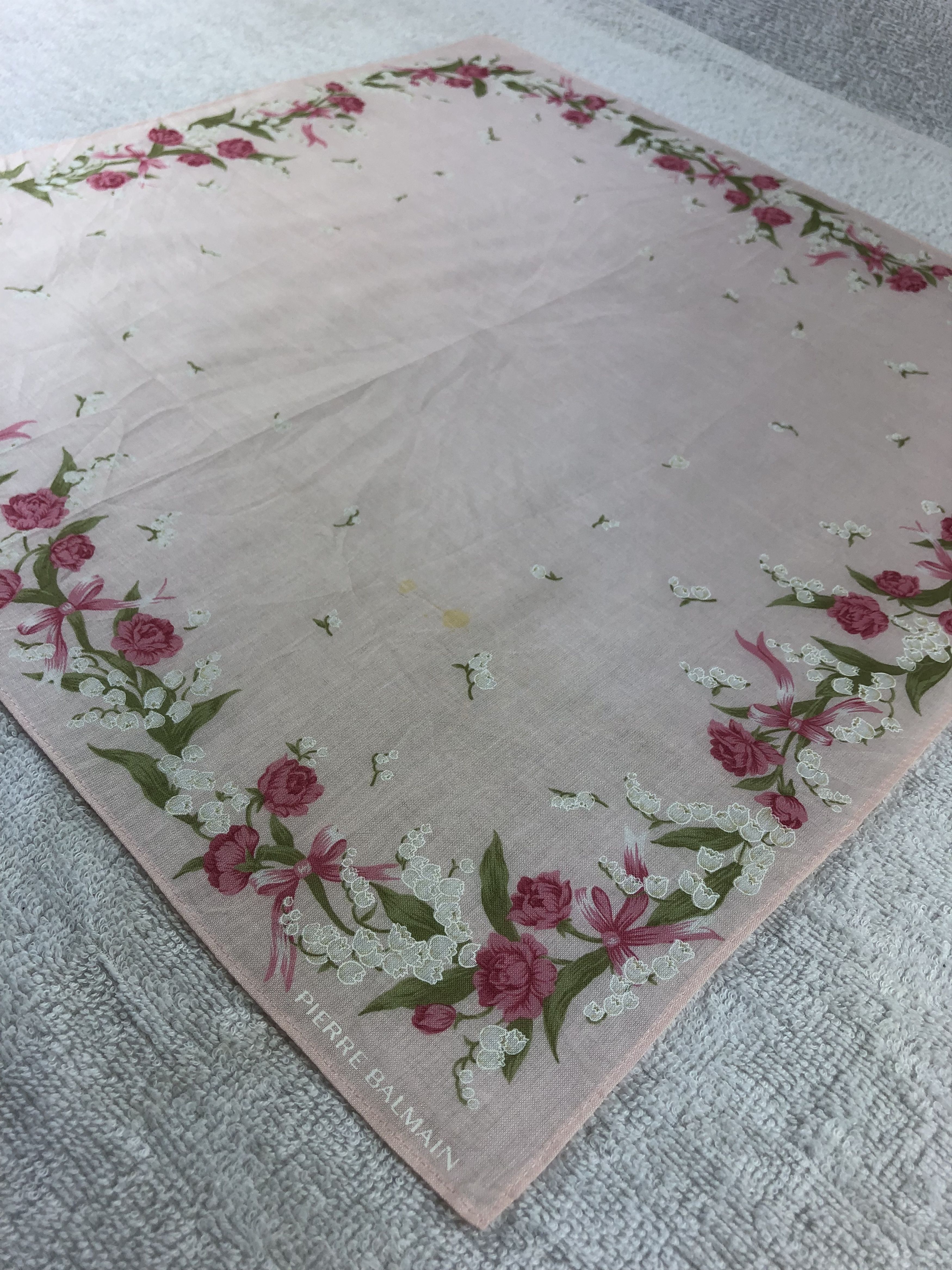 Pierre Balmain × Vintage Pierre Balmain Handkerchief / Bandana / Neckerchief Size ONE SIZE - 4 Thumbnail