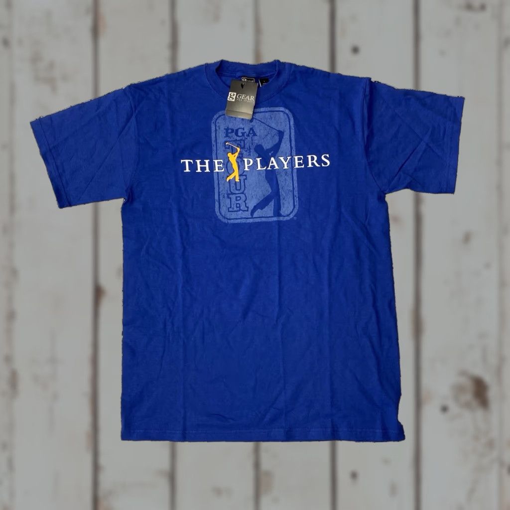 PGA Tour PGA Tour The Players Blue Short Sleeve Cotton T-Shirt Men's L NWT Size US L / EU 52-54 / 3 - 1 Thumbnail