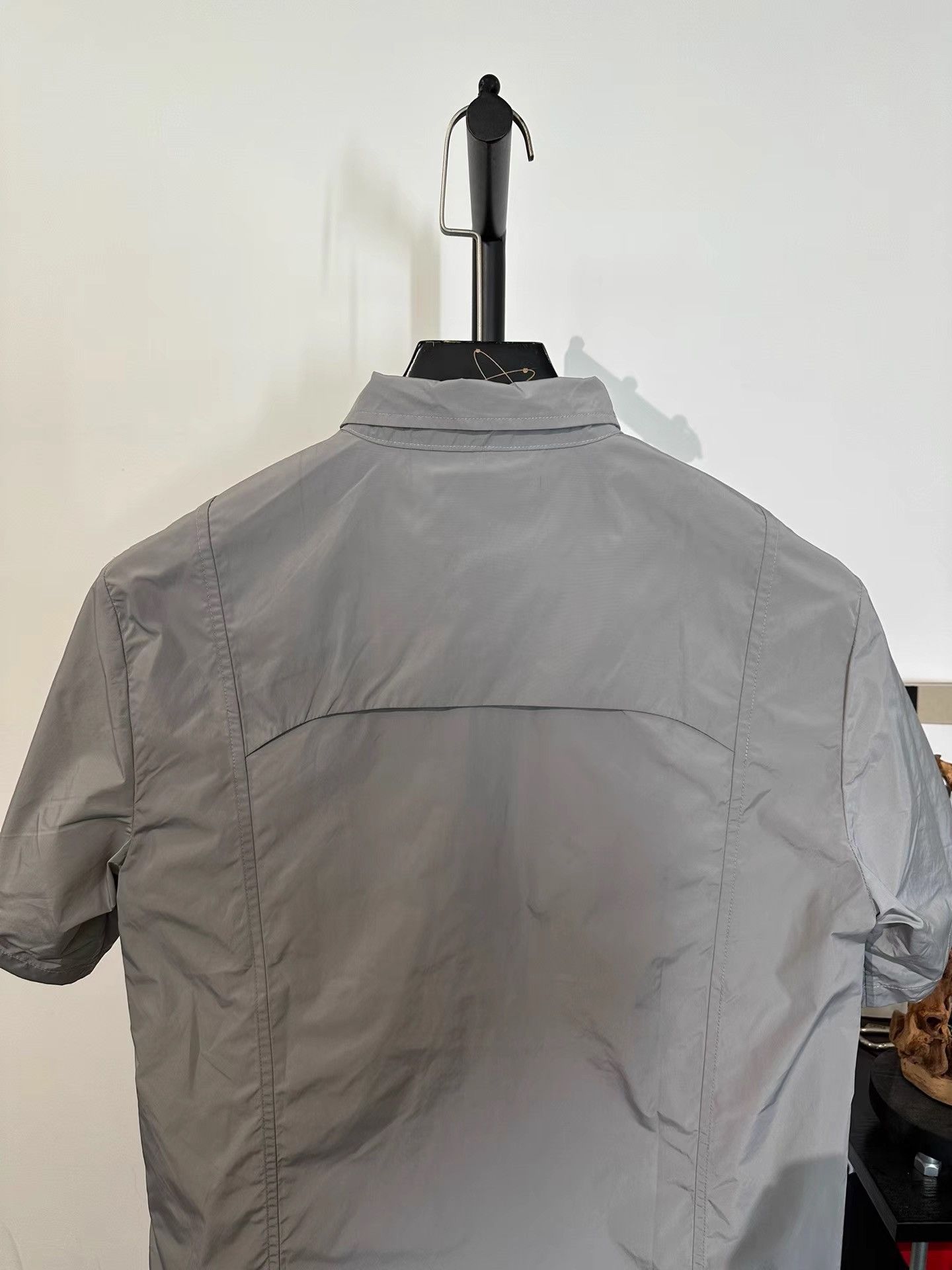 Heliot Emil Heliot Emil HE Nylon Short Sleeve Shirt K35 Size US M / EU 48-50 / 2 - 3 Thumbnail
