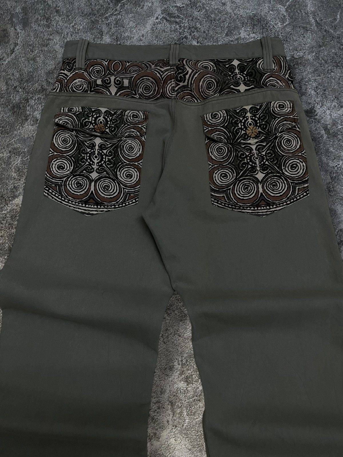 Japanese Brand 1990S Vintage Designer Camina Art Historical Kuno Pant Style Size US 32 / EU 48 - 11 Thumbnail