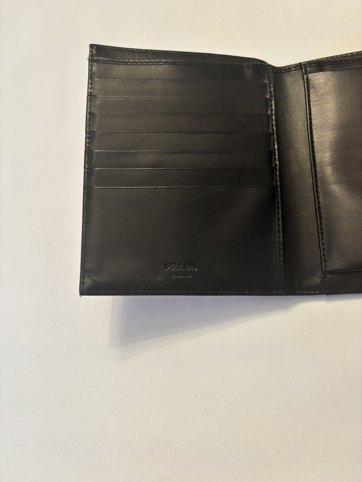 Prada Prada Pink and Black Trifold Wallet Size ONE SIZE - 6 Thumbnail