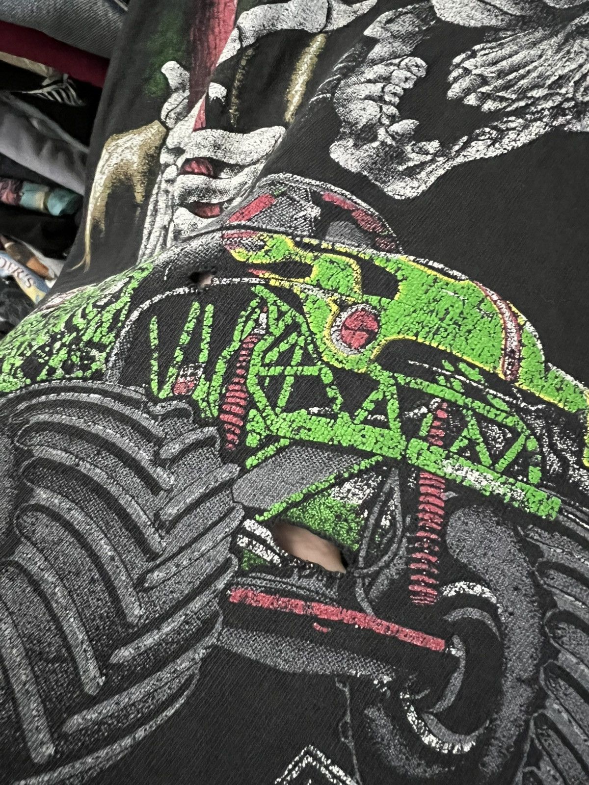 All Sport × Vintage 💥Very Rare💥True Vintage 90’s Dennis Anderson’s Grave Digger Size US S / EU 44-46 / 1 - 5 Thumbnail