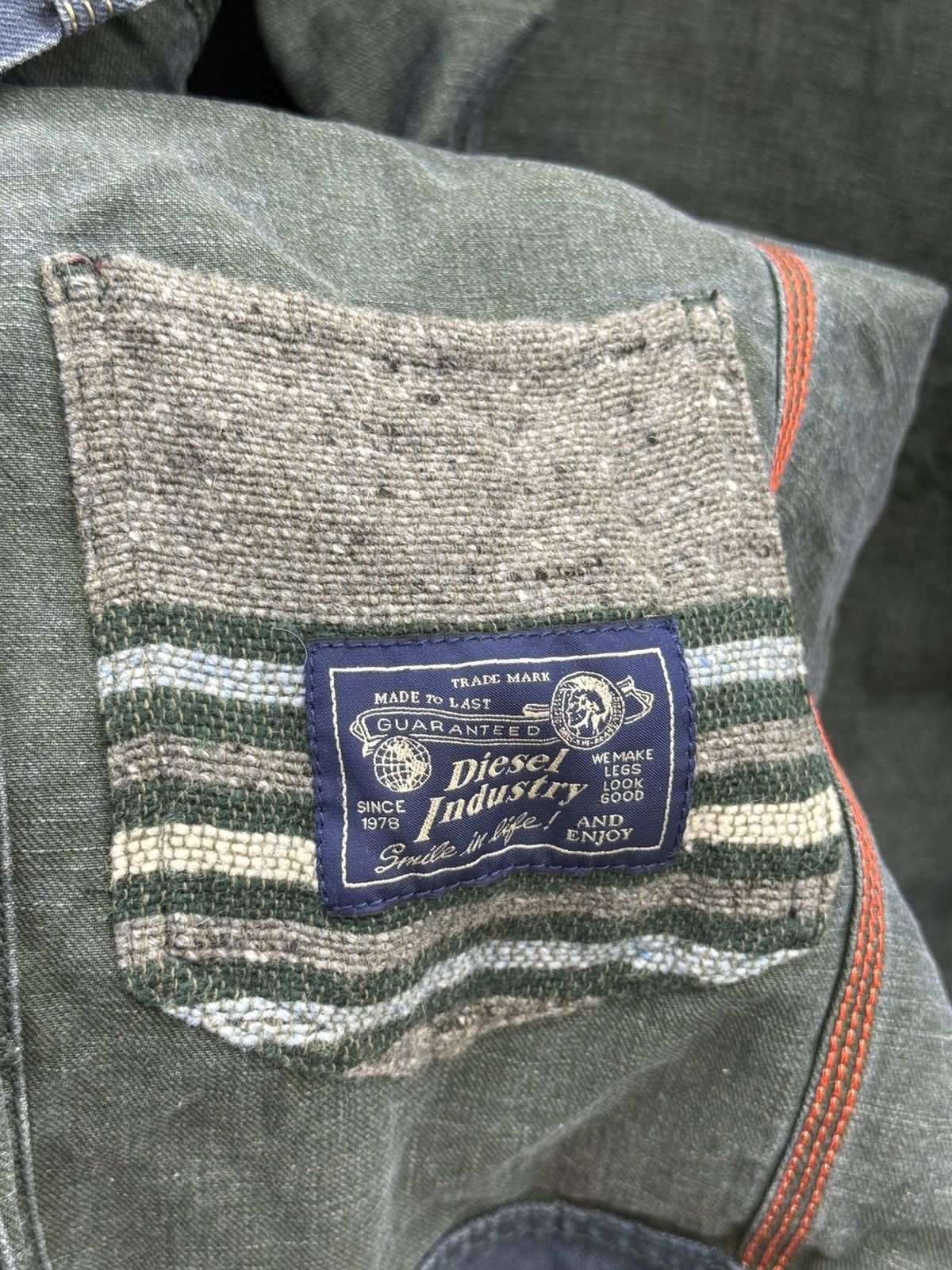 Diesel Vintage Y2K Diesel Smile In Life Denim Jacket Size US L / EU 52-54 / 3 - 6 Thumbnail