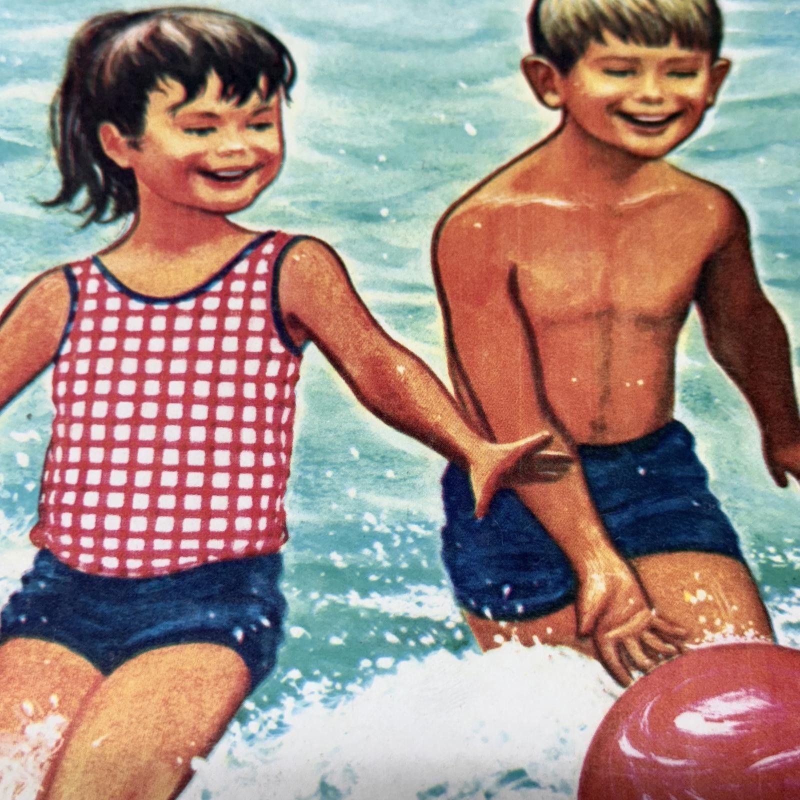Designer VTG Jack and Jill Magazine AUG 1968 Staten Island NY Beach Size ONE SIZE - 3 Thumbnail