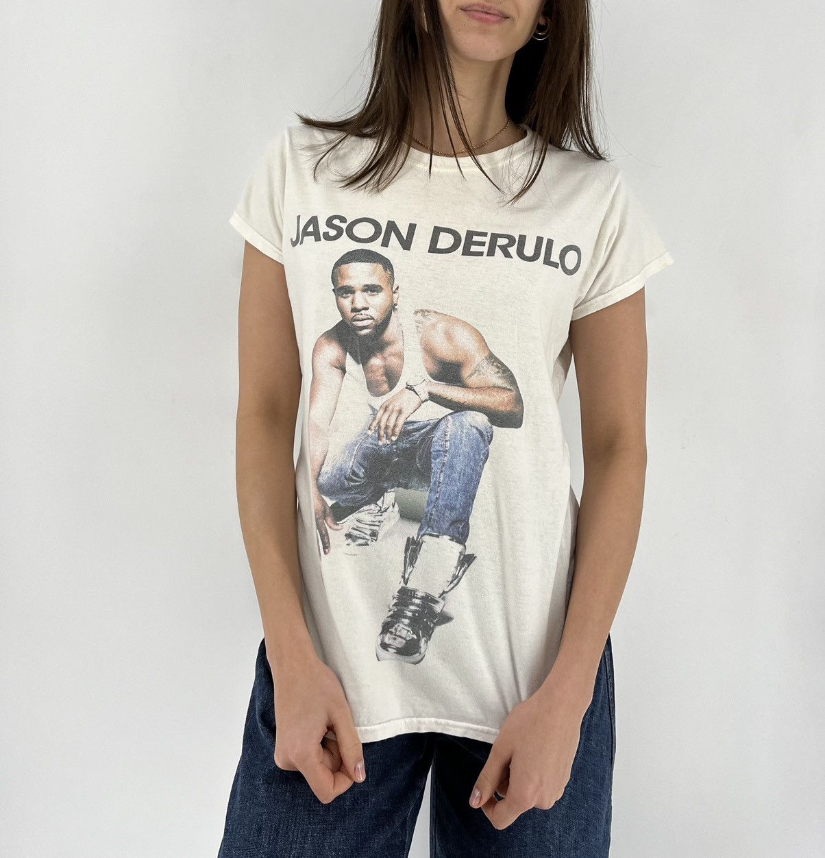 Band Tees Vintage Womens Jason Derulo T-shirt Tattoo World Tour Size Size L / US 10 / IT 46 - 3 Thumbnail
