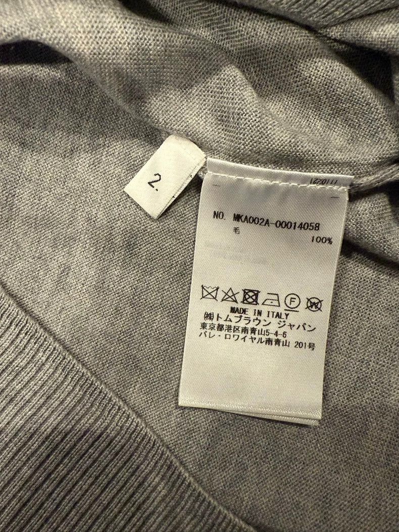 Thom Browne Thom Browne size2 Classic light gray four-barrel turtleneck Size US M / EU 48-50 / 2 - 4 Thumbnail
