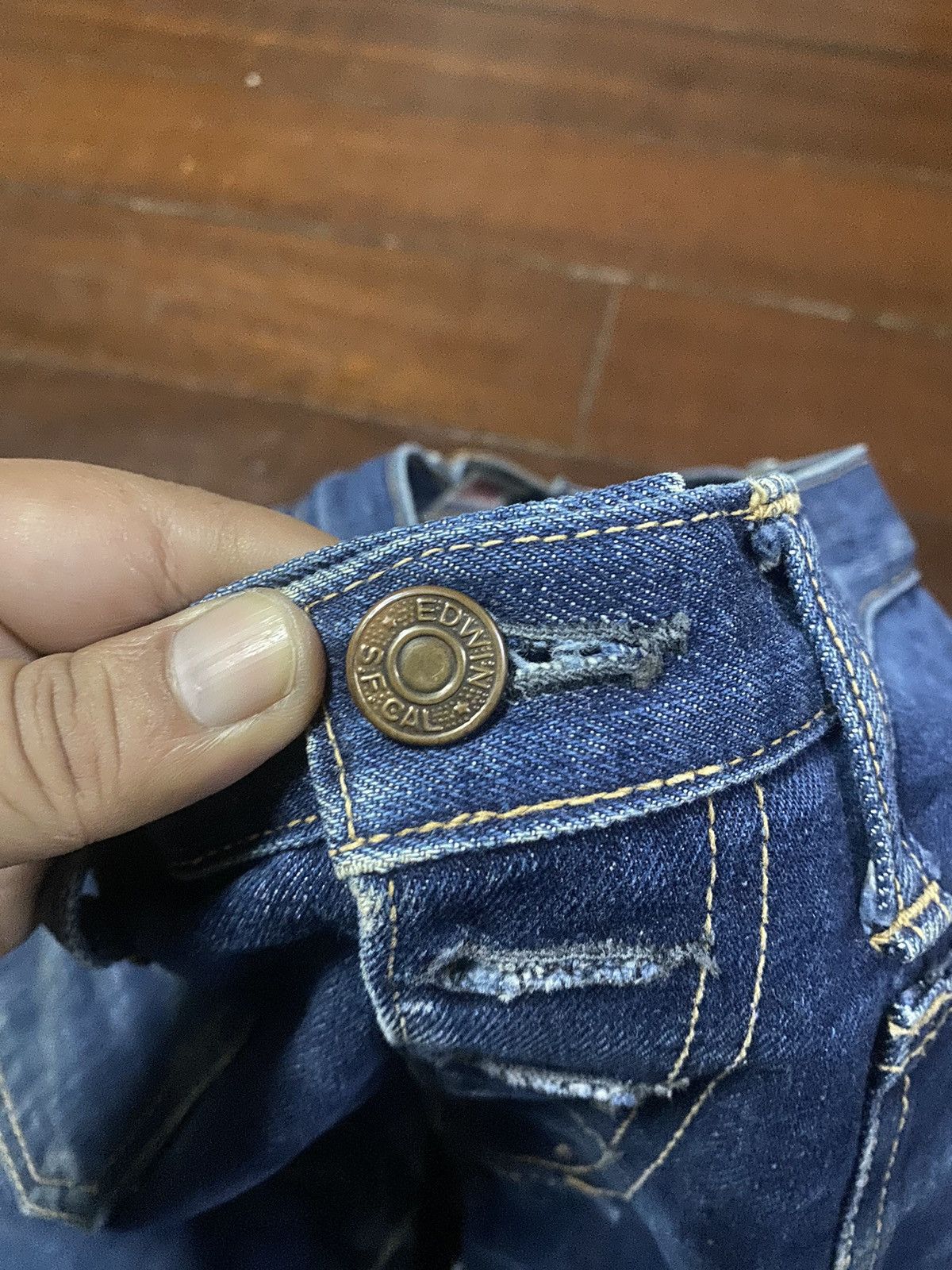 Hysteric Glamour FIRE 🔥 vintage EDWIN wide leg bootcut patch pocket Size US 30 / EU 46 - 6 Thumbnail