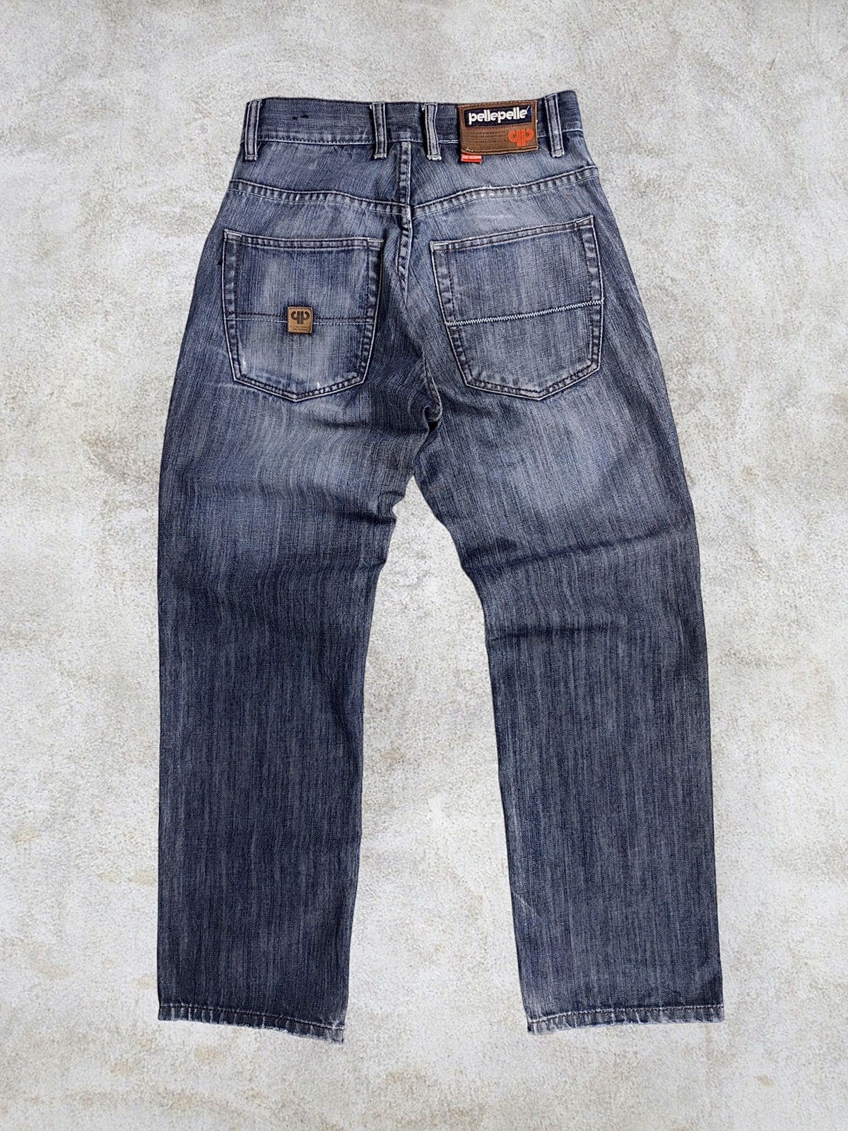 Pelle Pelle Y2K Pelle Pelle Straight Fit Distressed Denim Jeans Size US 30 / EU 46 - 3 Thumbnail