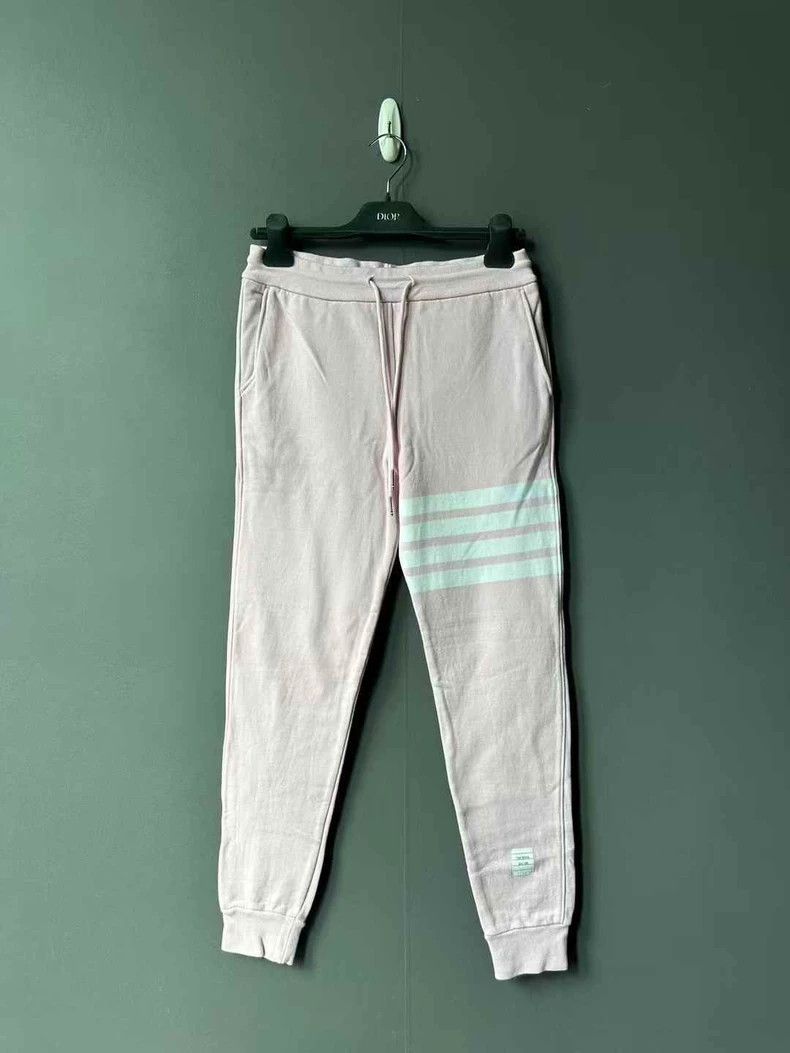 Thom Browne Thom Browne Pink sweatpants Size 40" / US 18 - 1 Thumbnail