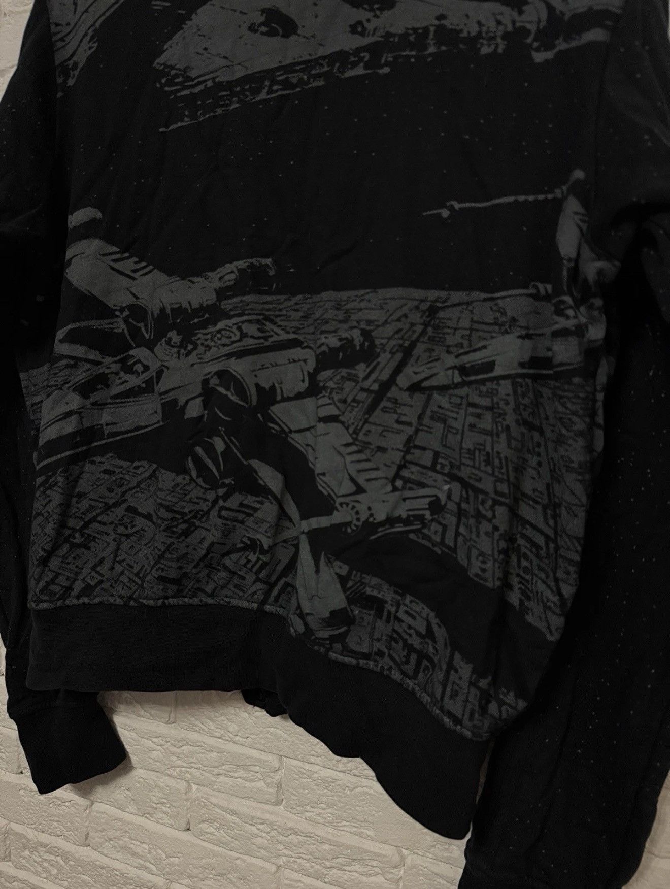 Adidas Rare Vintage Adidas Star Wars All Over Printed Zip Hoodie Size US S / EU 44-46 / 1 - 11 Thumbnail
