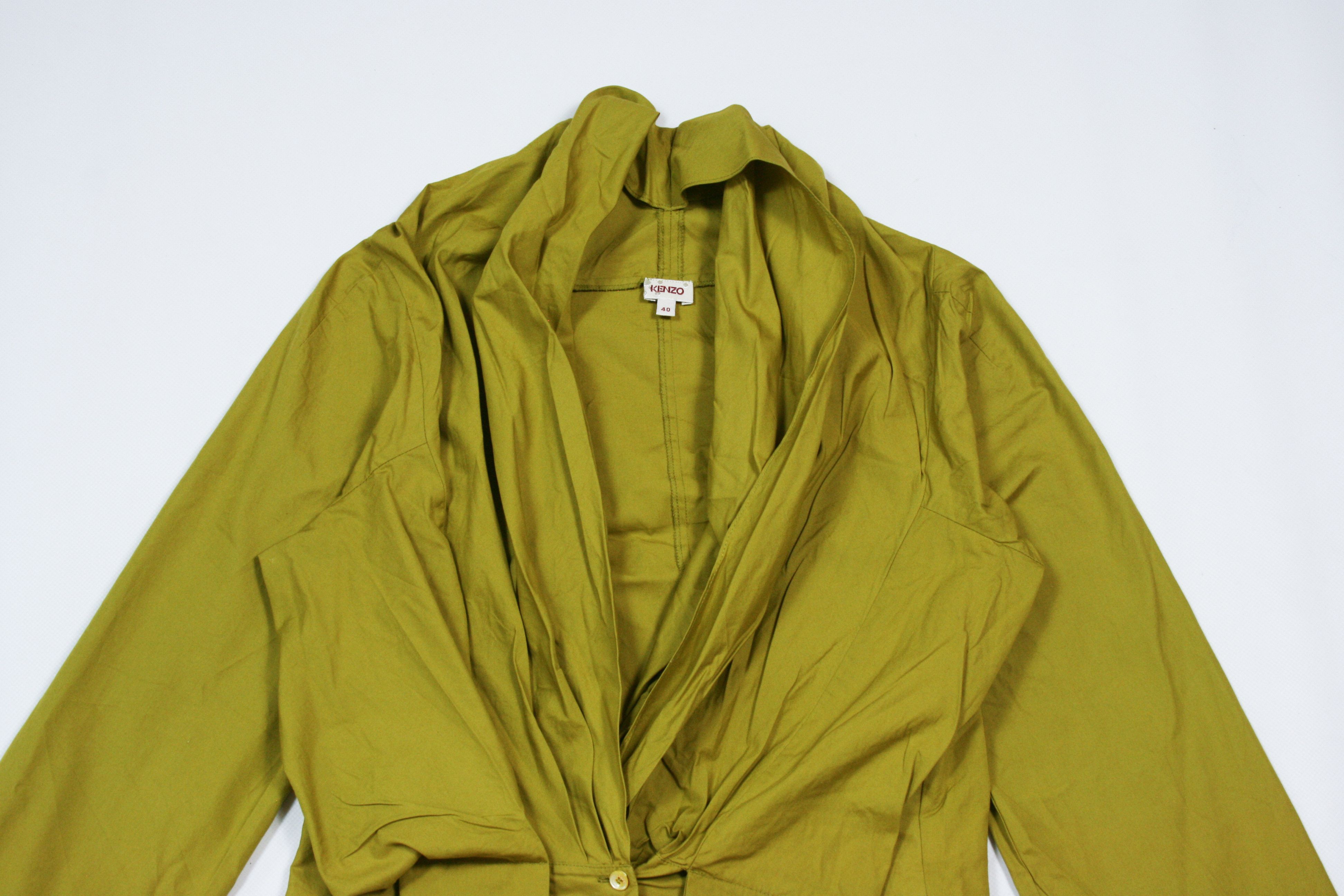 Kenzo 00S Unstructured Blouse Vintage Size S / US 4 / IT 40 - 3 Thumbnail