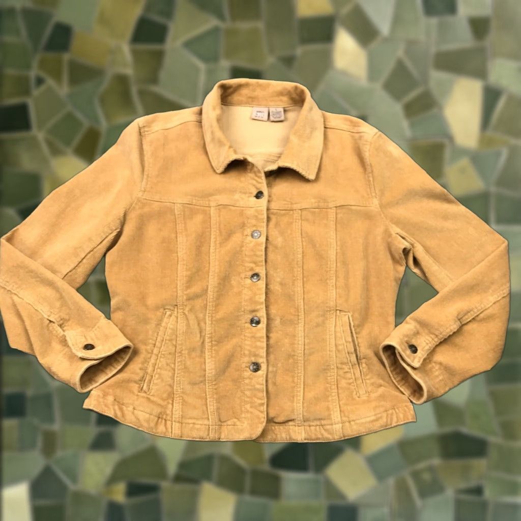 Vintage VINTAGE Susquehanna Trail Outfitters Corduroy Jacket Women Large Brown Button Up Adult Ladies Classic Fit Casual Coat 90s? Size L / US 10 / IT 46 - 1 Thumbnail