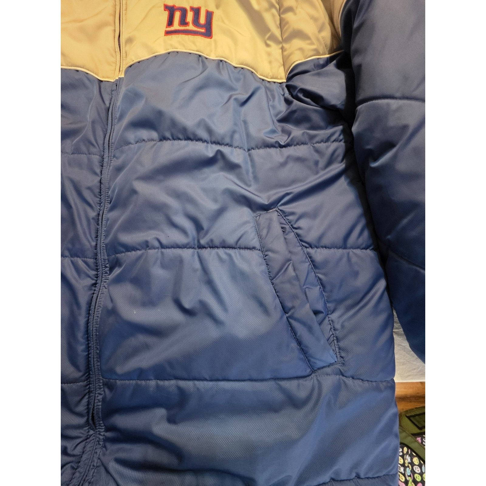 Reebok New York Giants Vintage Reebok NFL puffer jacket Size US XL / EU 56 / 4 - 4 Thumbnail