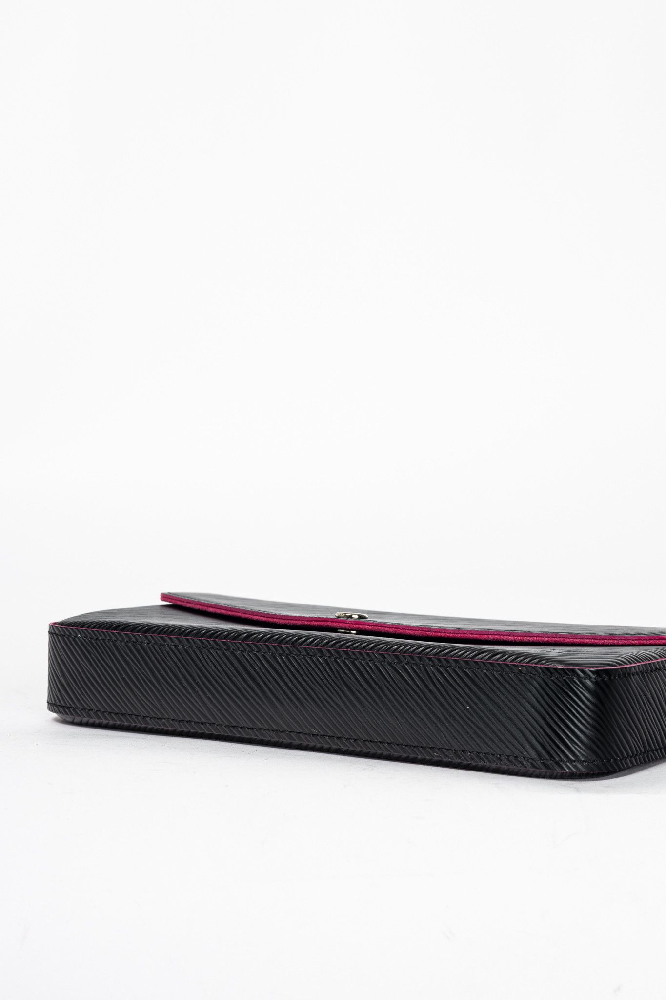 Louis Vuitton Louis Vuitton Felicie Noir & Fuchsia Epi Leather Pochette Size ONE SIZE - 5 Thumbnail