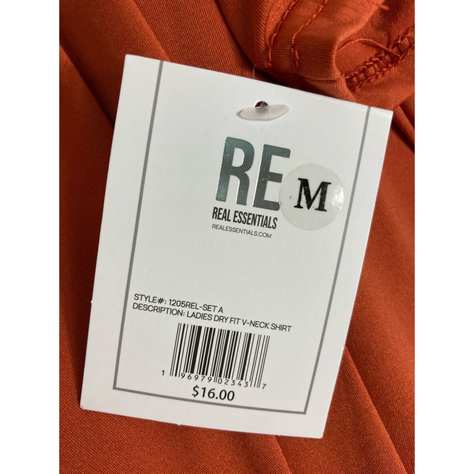 Other Real Essentials Women's Medium Orange T-Shirt Lightweight Size M / US 6-8 / IT 42-44 - 9 Thumbnail