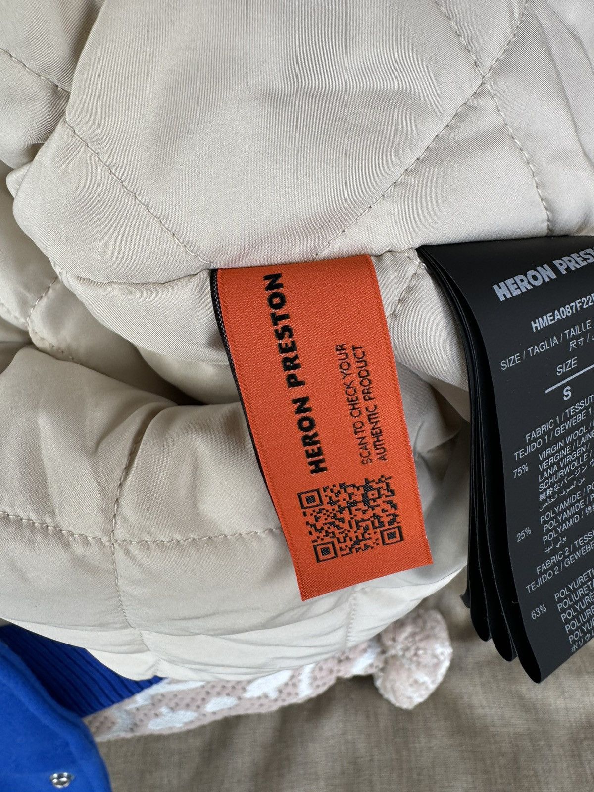 Heron Preston HERON PRESTON VARSITY JACKET SIZE SMALL Size US S / EU 44-46 / 1 - 9 Thumbnail