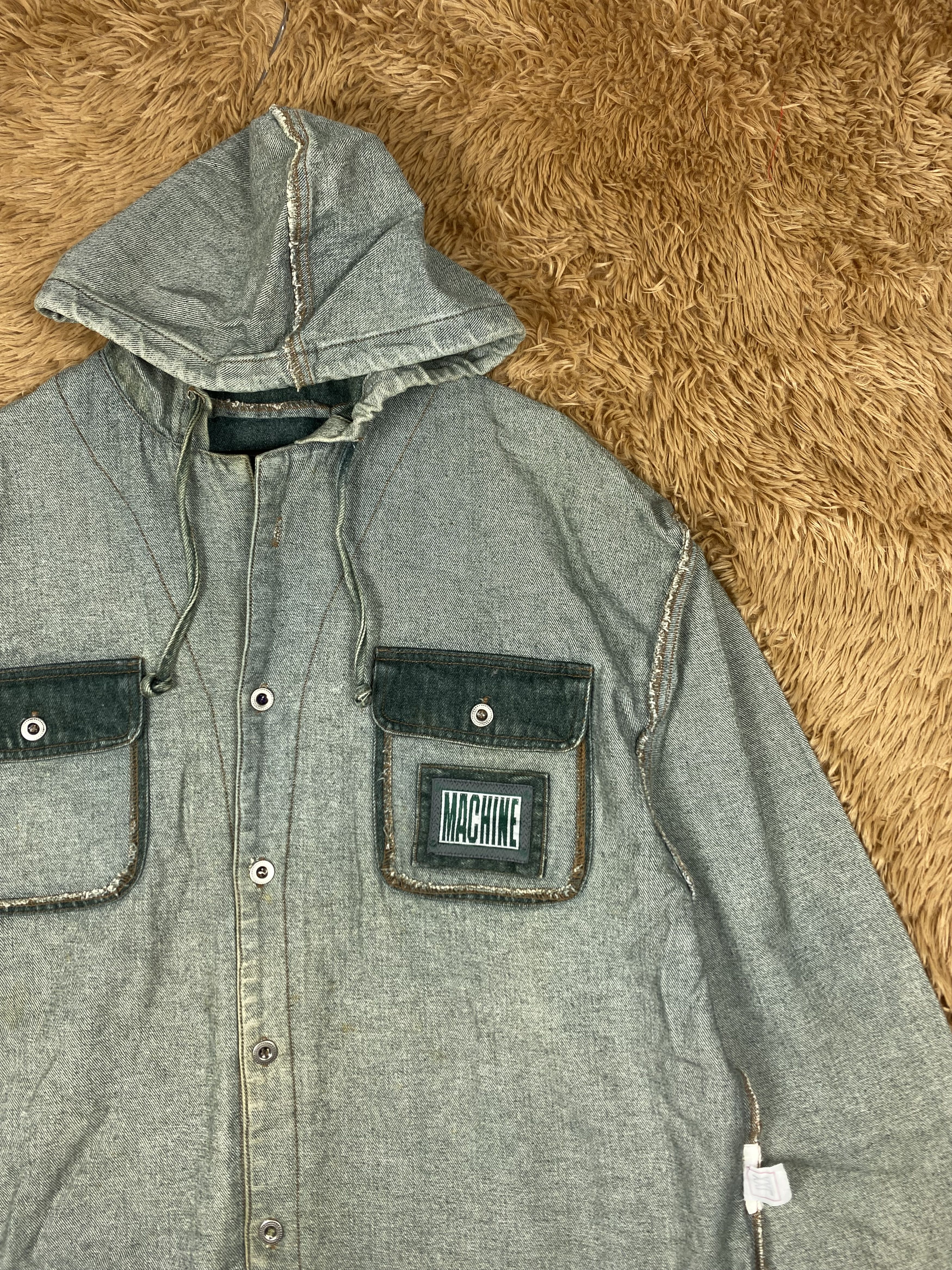 Japanese Brand Vintage Machine Denim Jacket DJ0762 Size US XXL / EU 58 / 5 - 3 Thumbnail