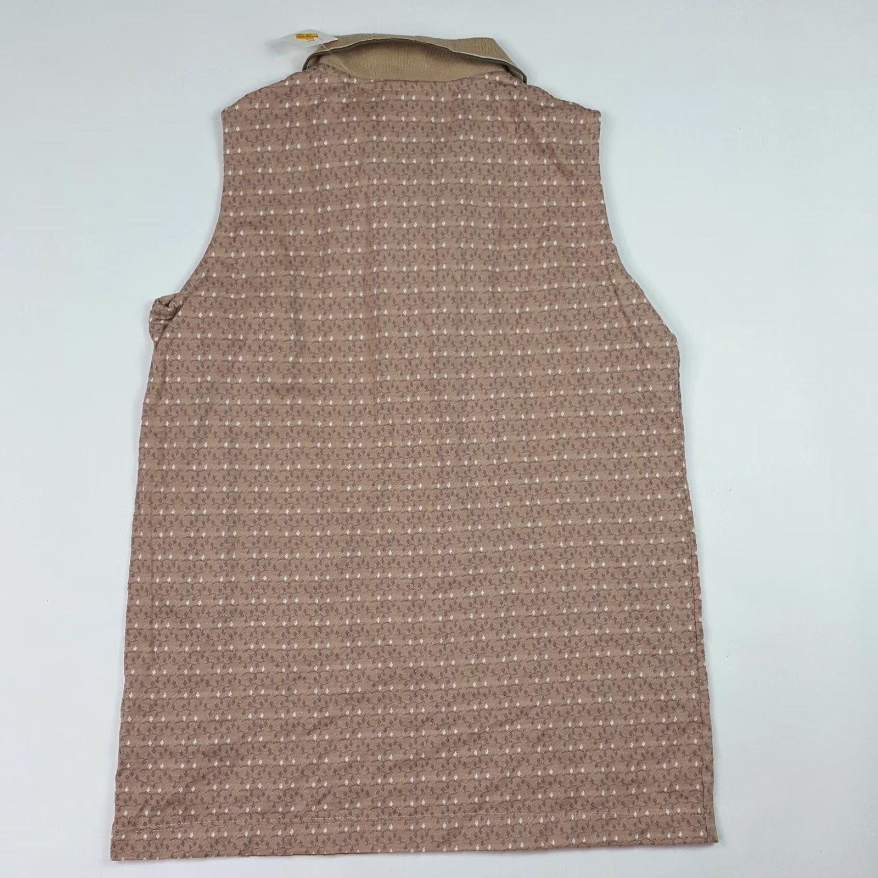 Vintage VINTAGE Preppy Brown Floral Flower Golf Size Medium Sleeveless Tennis Polo Shirt Vest Size M / US 6-8 / IT 42-44 - 4 Thumbnail