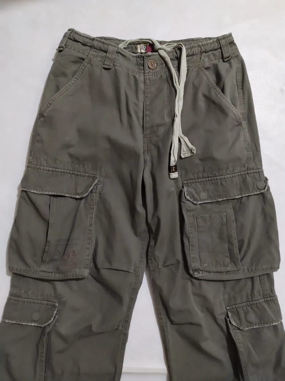 Abercrombie & Fitch Abercrombie & Fitch Multipocket Cargo Tactical Pants Size US 32 / EU 48 - 2 Thumbnail