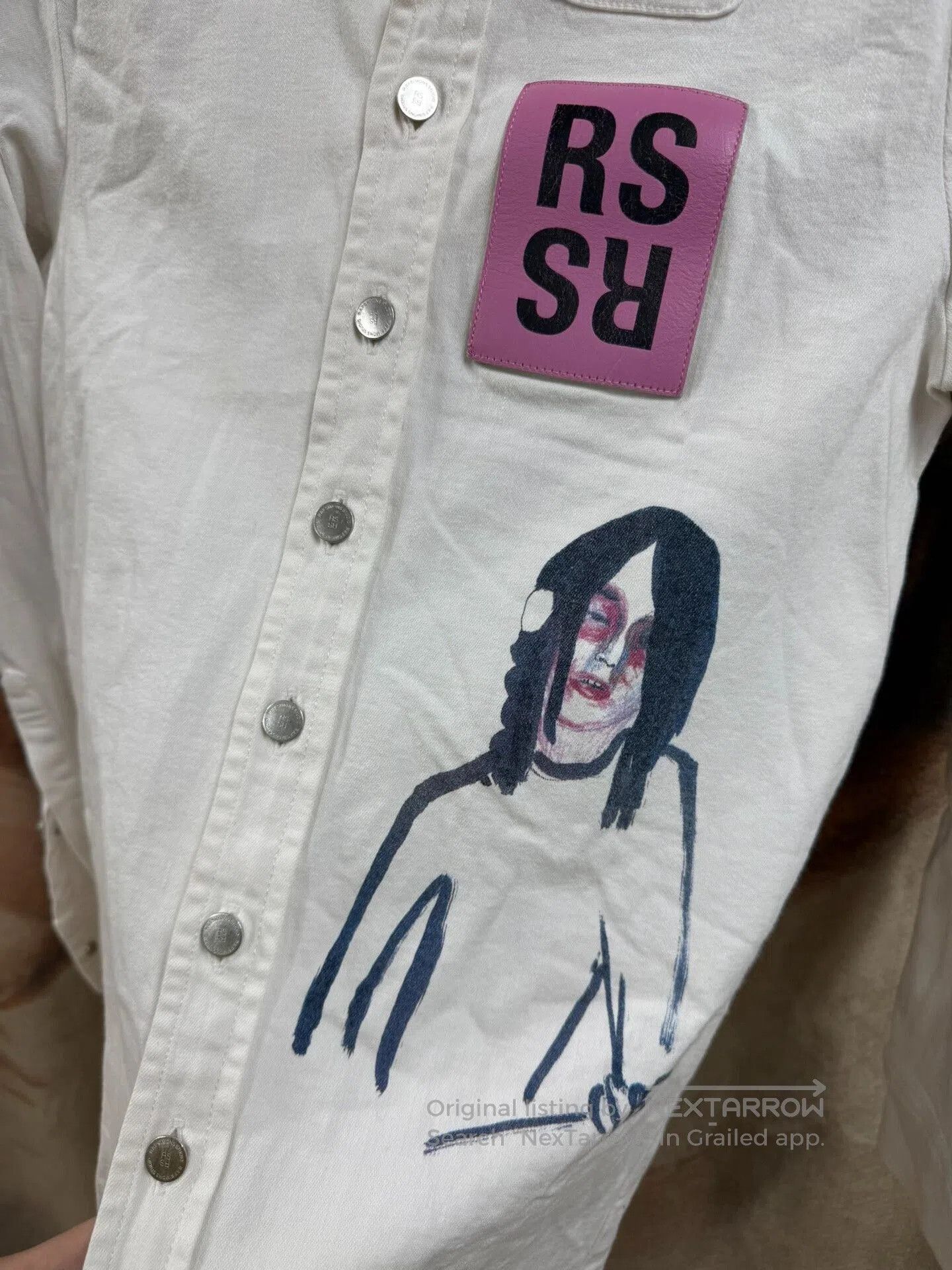 Raf Simons Raf Simons Graffiti Print Shirt. Size US XS / EU 42 / 0 - 5 Thumbnail