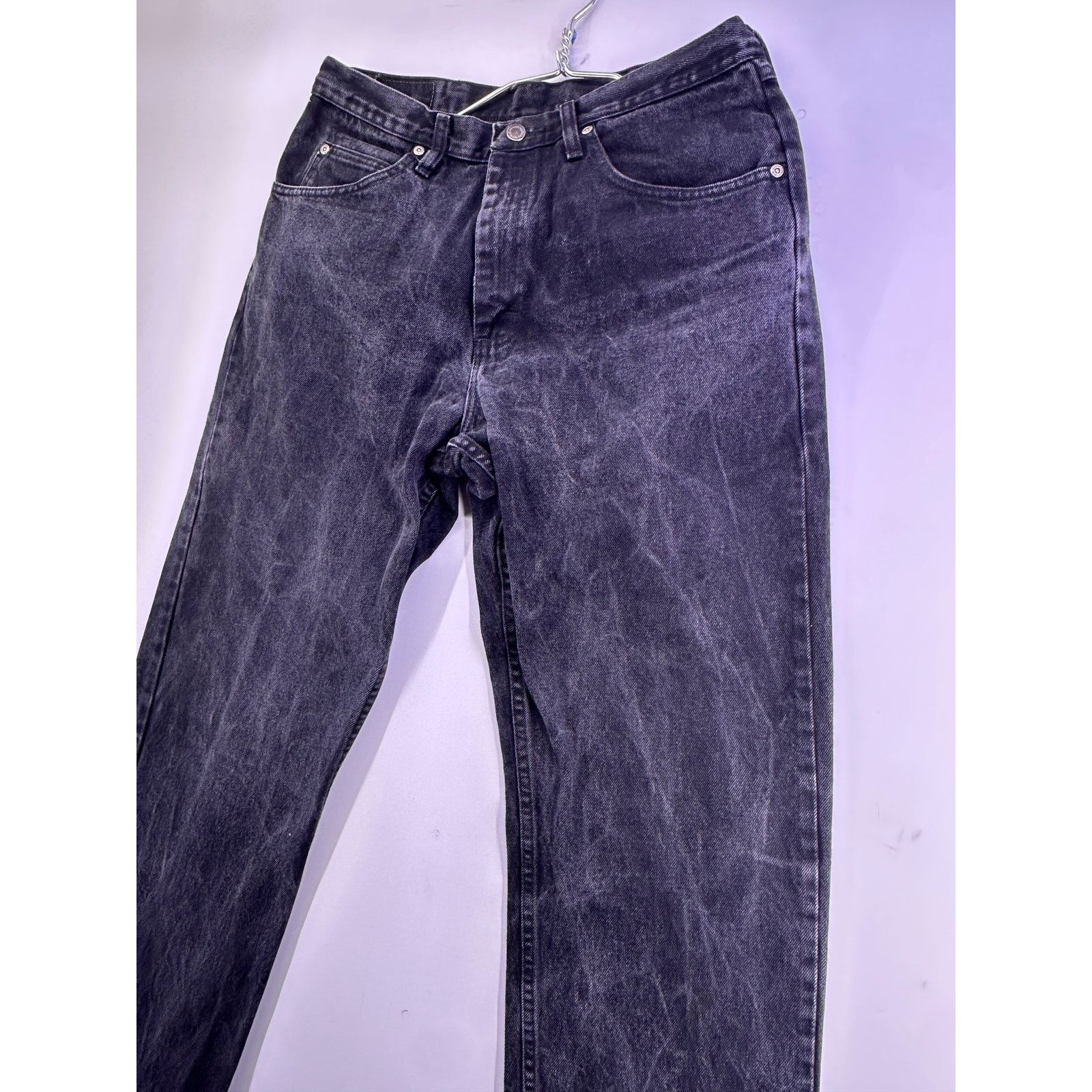 Wrangler Vintage Wrangler Black Smoked Relaxed Jeans Size 34/32 Size US 34 / EU 50 - 3 Thumbnail