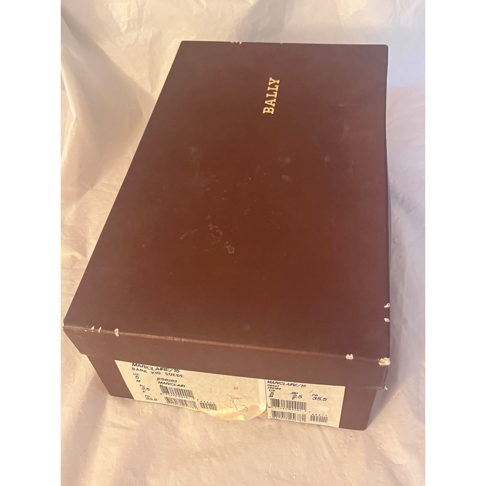Bally Bally Tri Color Suede Pumps Open Toe Sandals SZ: 5 With Box Size US 5 / IT 35 - 20 Thumbnail