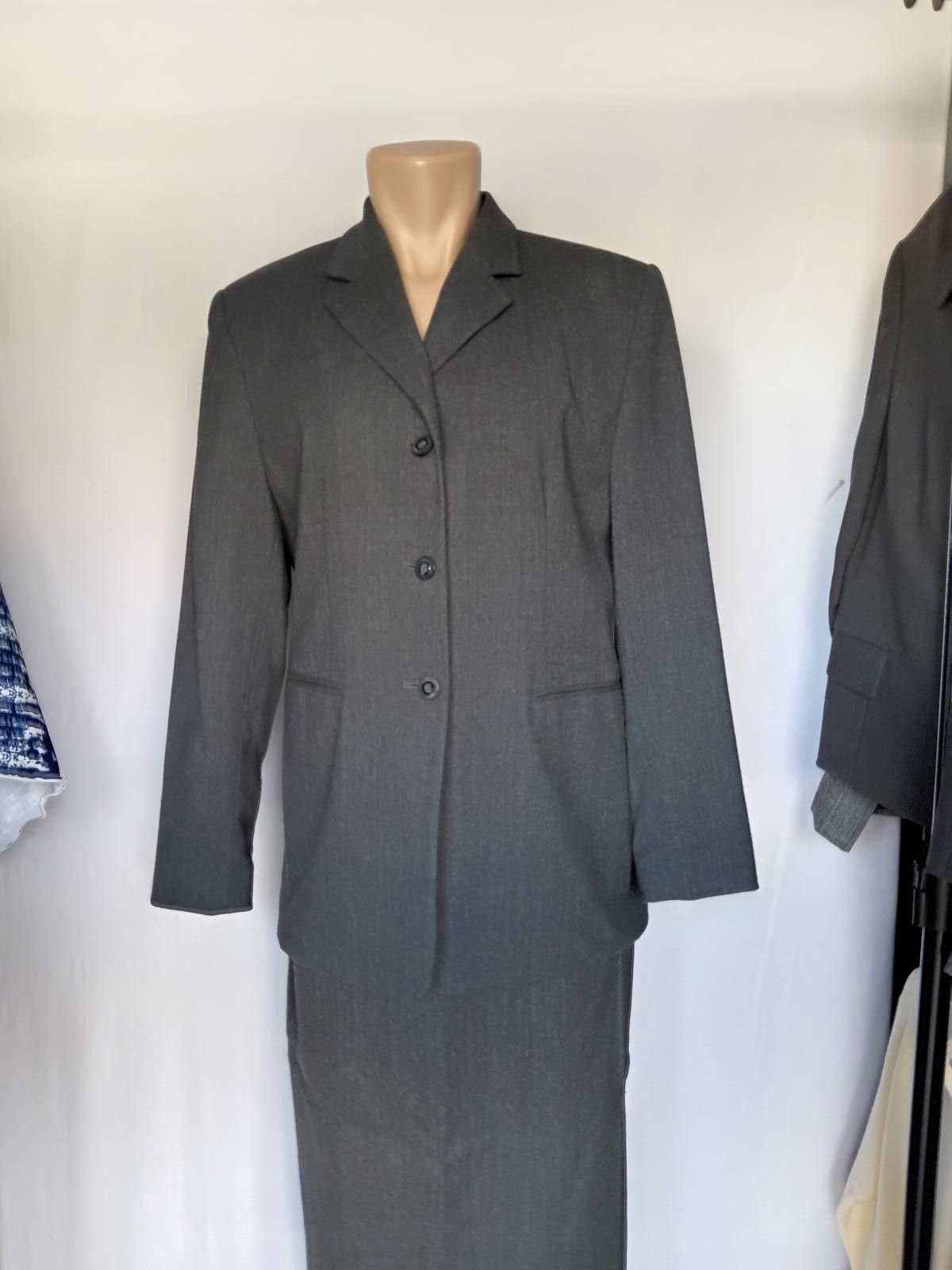 Designer BICE Women's Gray Suit Set - Size 10 Size L / US 10 / IT 46 - 3 Thumbnail