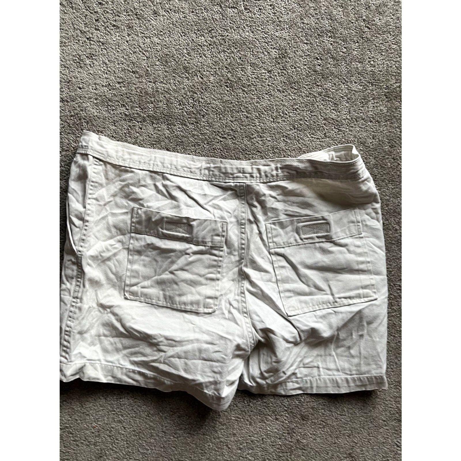 Gap VINTAGE GAP High Waist Khaki Shorts Button Fly Women’s S Beige Chino Cotton 1990s Womens Shorts Size 28" / US 6 / IT 42 - 2 Thumbnail