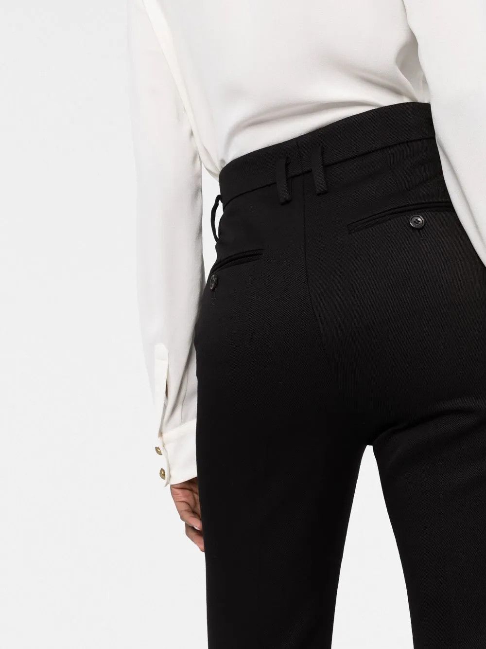 Saint Laurent Paris o1y0126 Casual Pant in Black Size 30" / US 8 / IT 44 - 5 Thumbnail