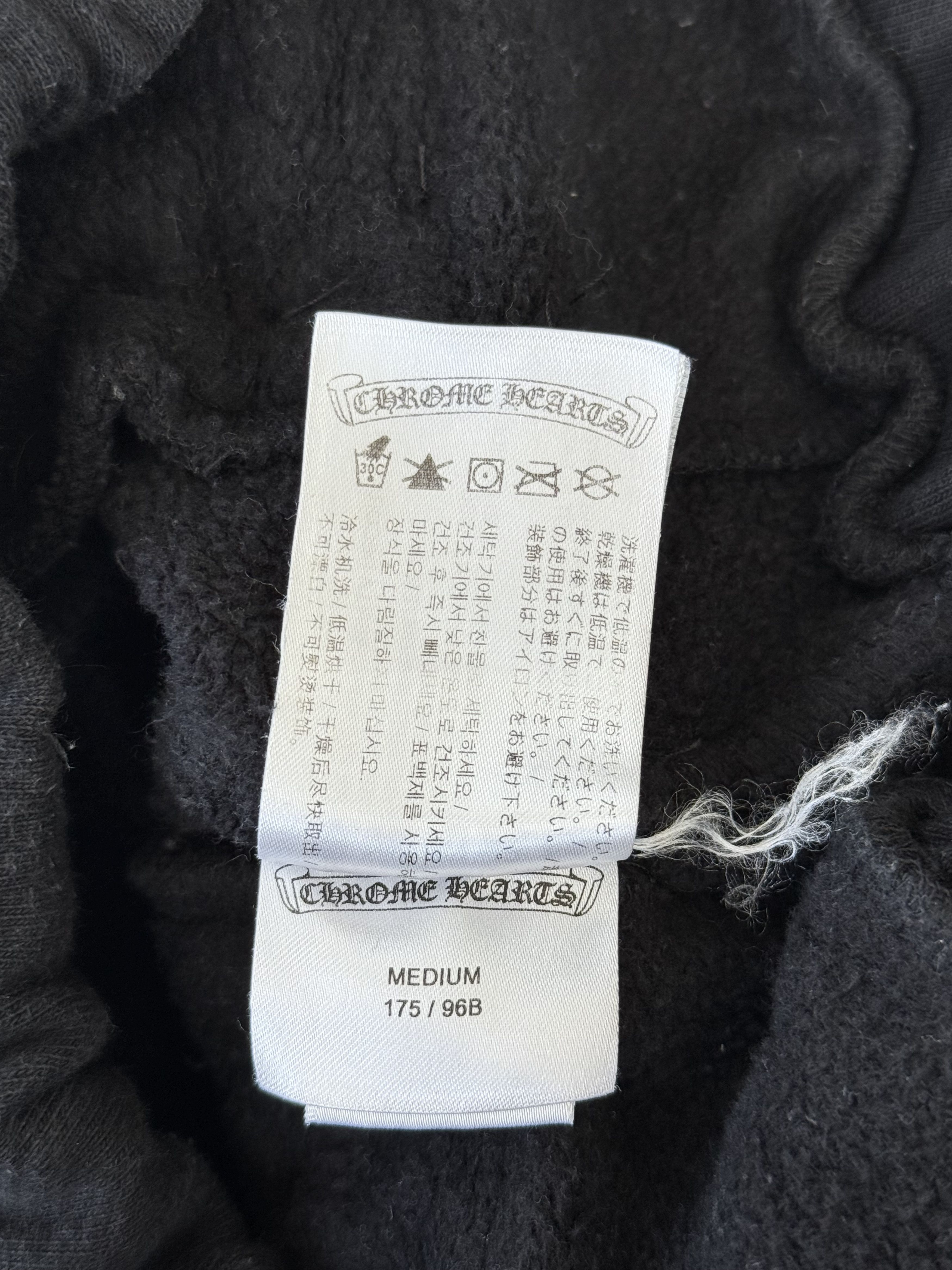 Chrome Hearts Black & White Horseshoe Logo Thermal Sweatpants Size US 32 / EU 48 - 5 Thumbnail