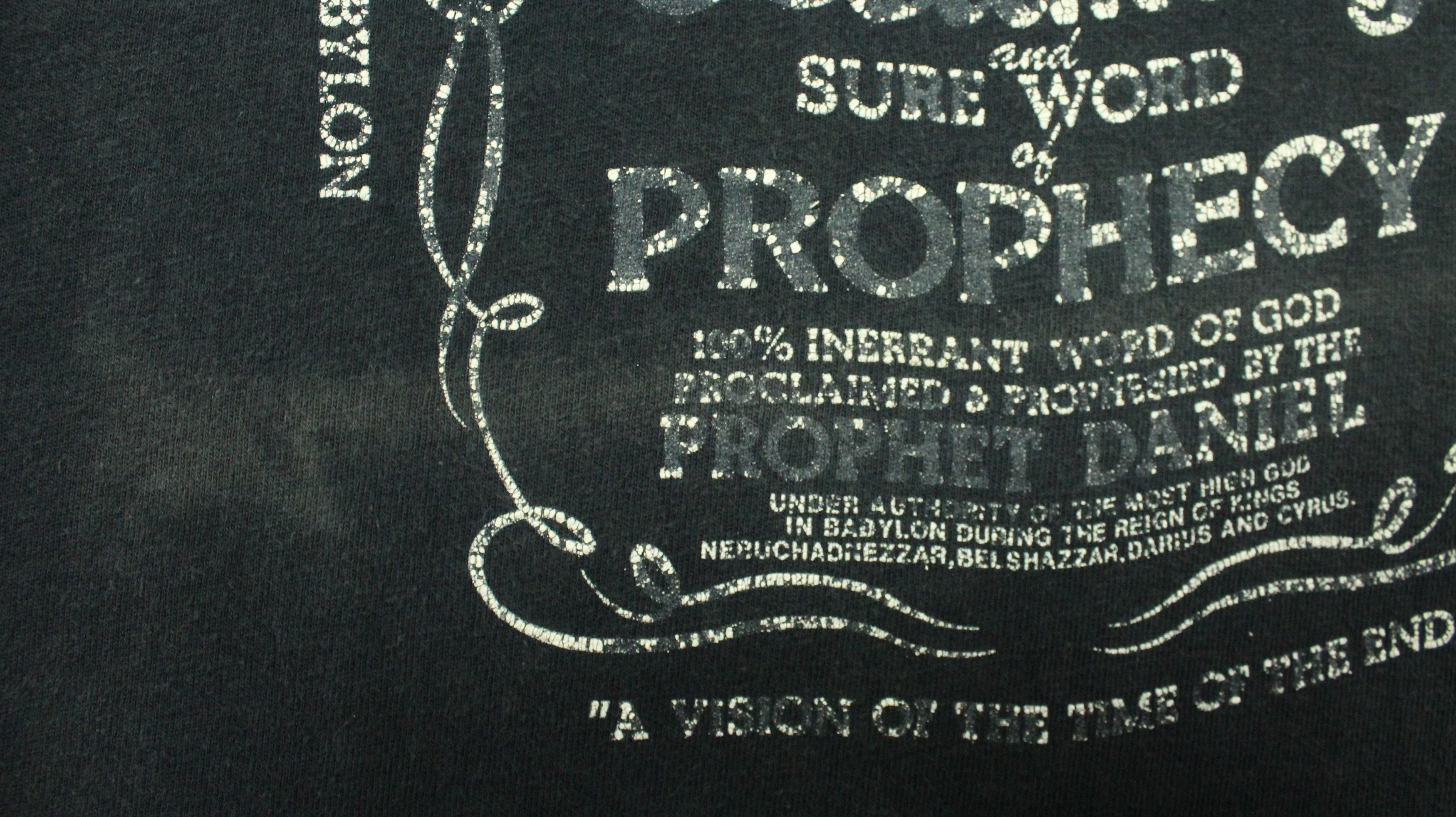 Vintage Vintage 80s BOOK OF DANIEL T Shirt Faded Distressed ERD Punk Size US M / EU 48-50 / 2 - 13 Thumbnail