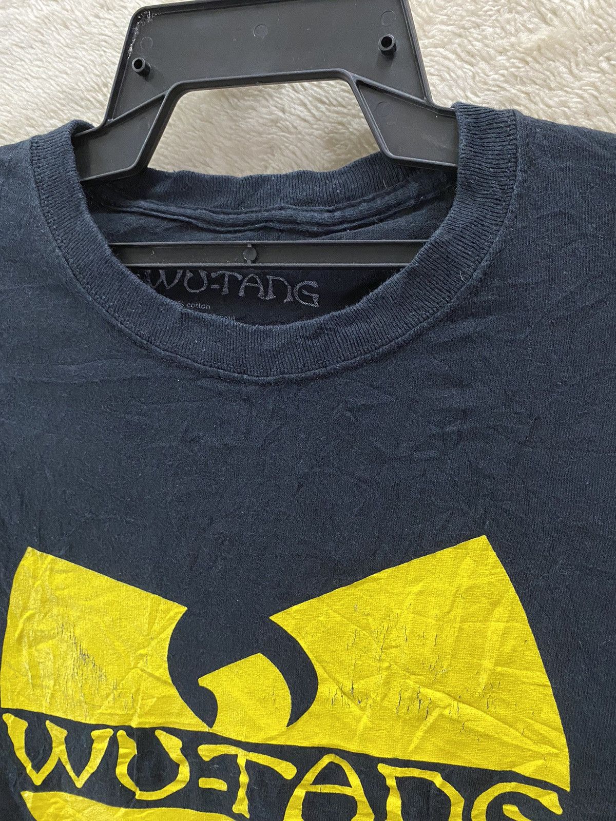 Rap Tees × Wu-Tang Clan DISTRESSED WU TANG BIG LOGO SHIRT Size US L / EU 52-54 / 3 - 2 Thumbnail