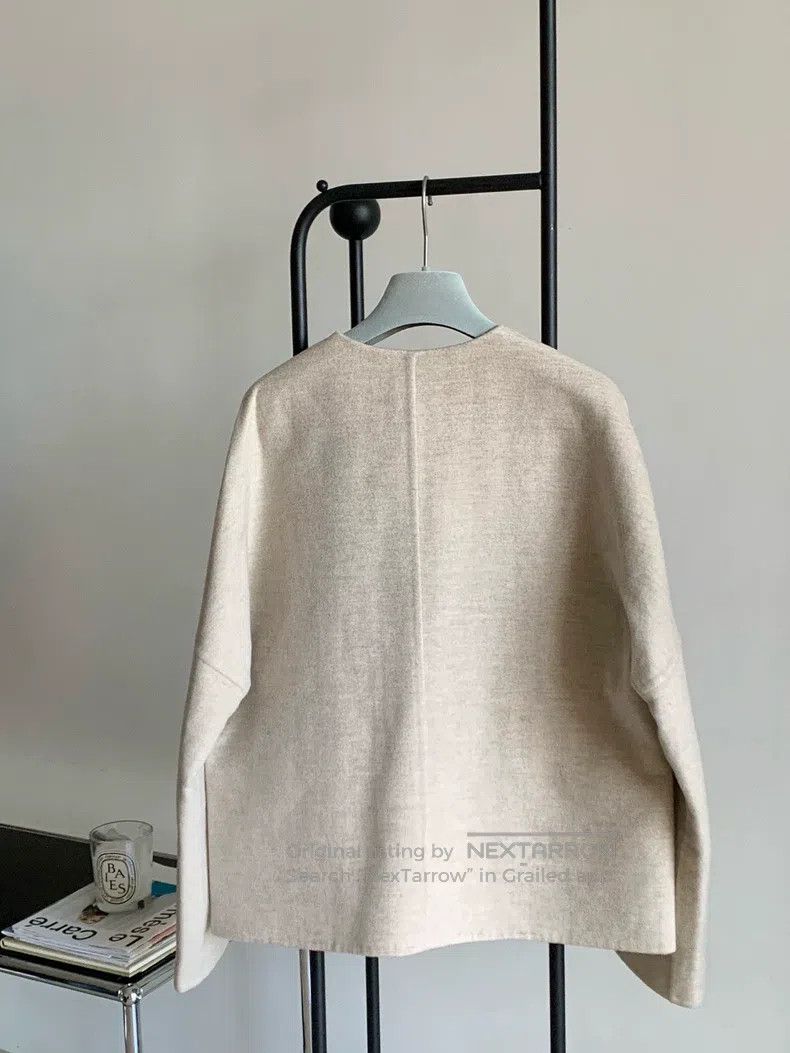 Hermes Hermes Women's Short Double-Faced Cashmere Coat with Flap Size XS / US 0-2 / IT 36-38 - 2 Thumbnail