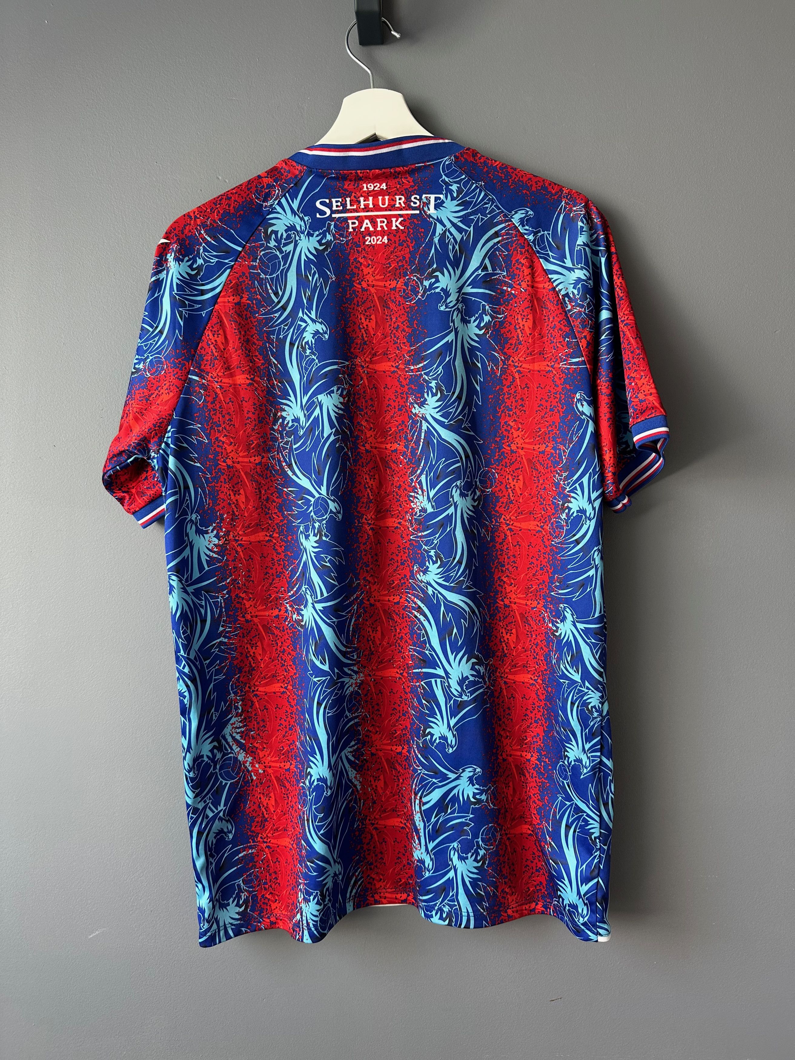 Macron 2024 Crystal Palace Soccer Football jersey shirt cup home Size US L / EU 52-54 / 3 - 13 Thumbnail