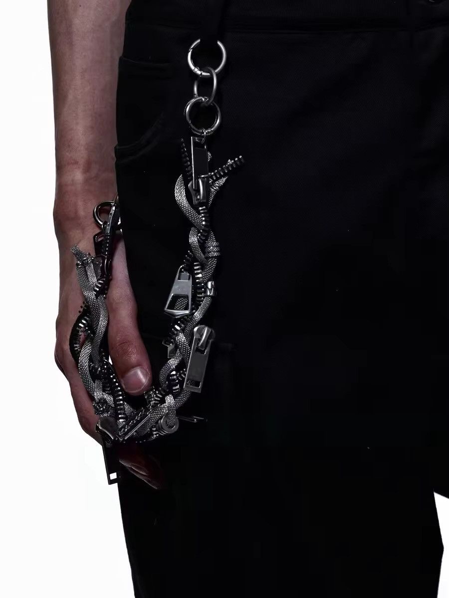 Designer Gothic Punk Heavy Metal Pants Jeans Chain Size ONE SIZE - 2 Thumbnail
