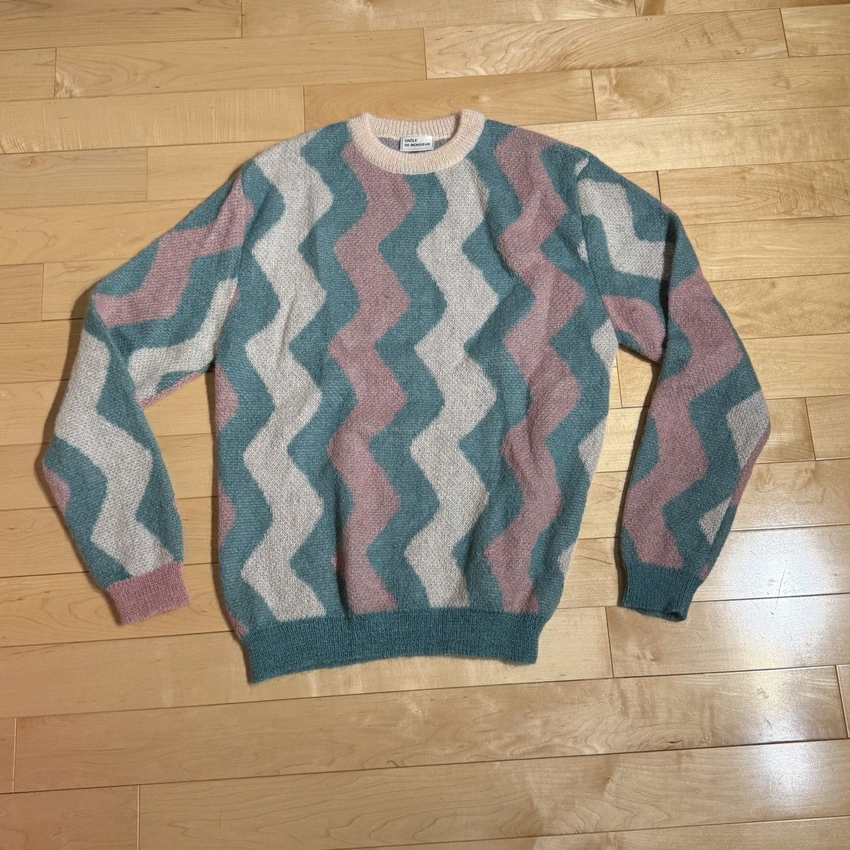Drole De Monsieur DRÔLE DE MONSIEUR La Maille Mohair Sweater Size US XL / EU 56 / 4 - 2 Thumbnail