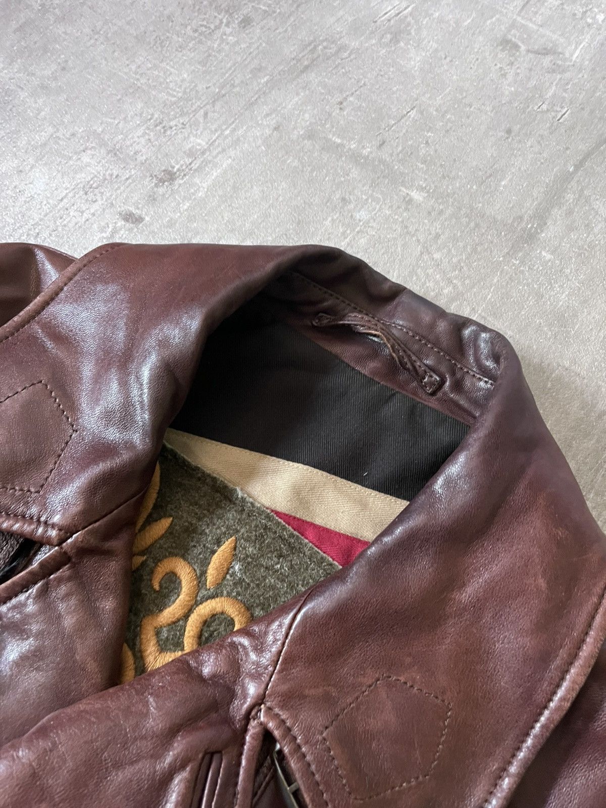 Dries Van Noten Dries Van Noten Vintage red leather coat Size US L / EU 52-54 / 3 - 8 Thumbnail