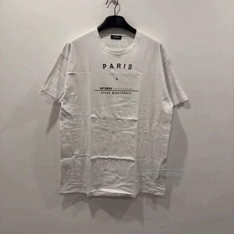 Raf Simons Raf Simons Fw21 white logo short sleeves Size US L / EU 52-54 / 3 - 1 Thumbnail