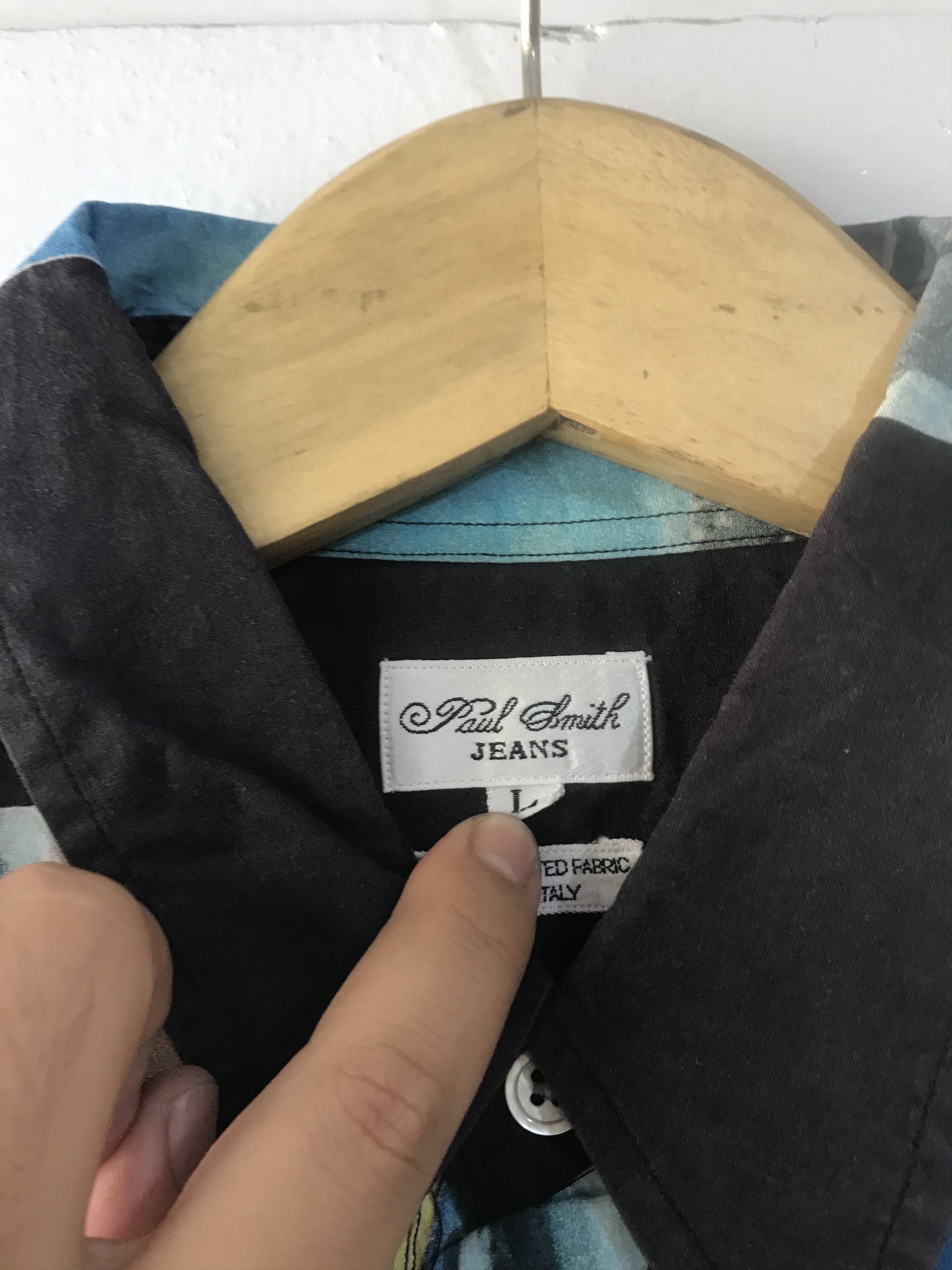 Paul Smith × Vintage Vintage Paul Smith Printed Shirts Size US L / EU 52-54 / 3 - 6 Thumbnail