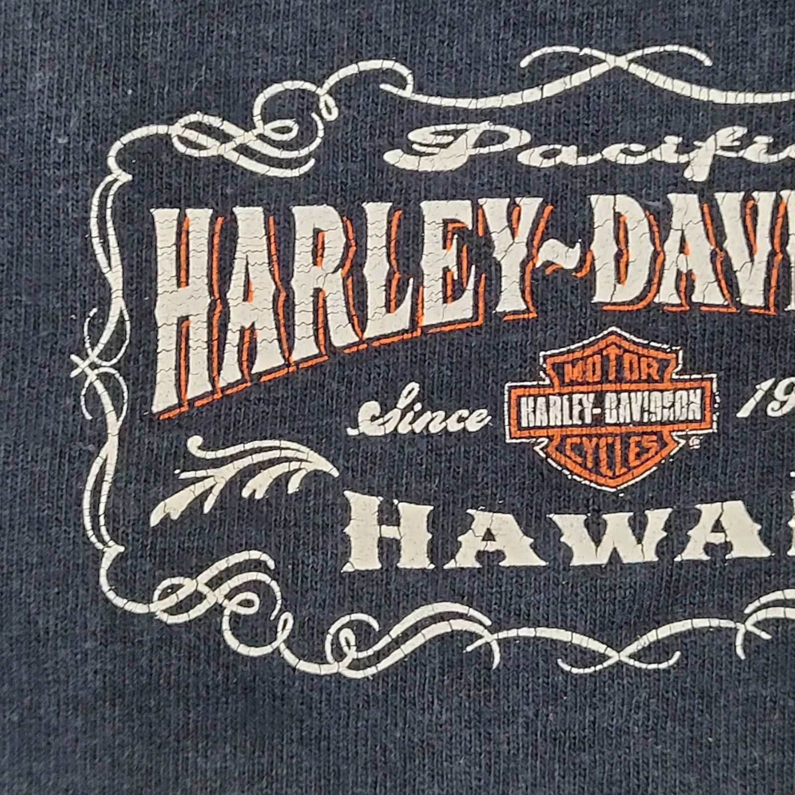 Vintage Vintage Harley Davidson Hawaii Shirt XL 24x29 Black Size US XL / EU 56 / 4 - 12 Thumbnail
