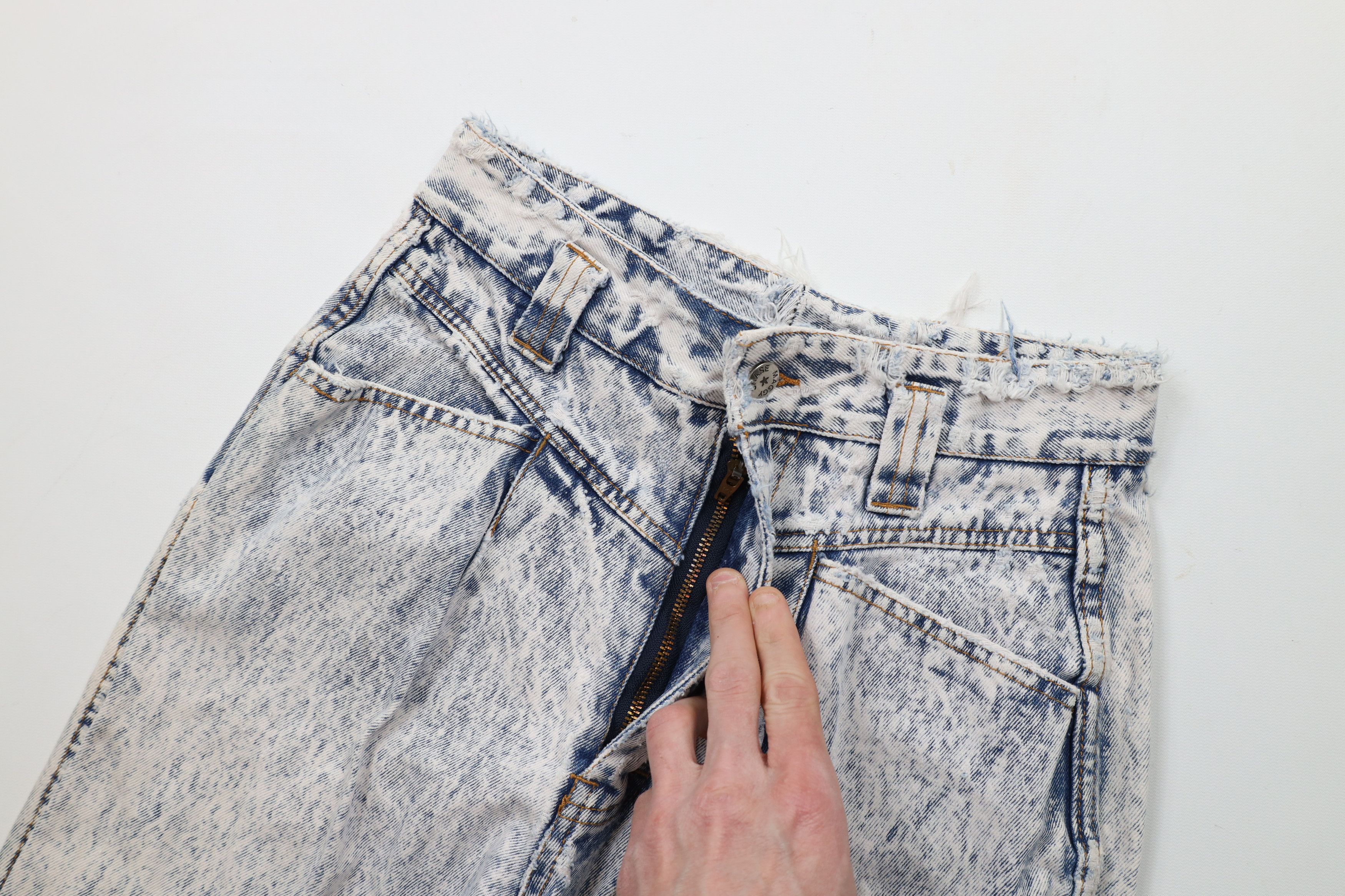 Vintage Vintage 80s 90s Streetwear Wash Tapered Leg Jeans Cotton Size 26" / US 2 / IT 38 - 8 Thumbnail