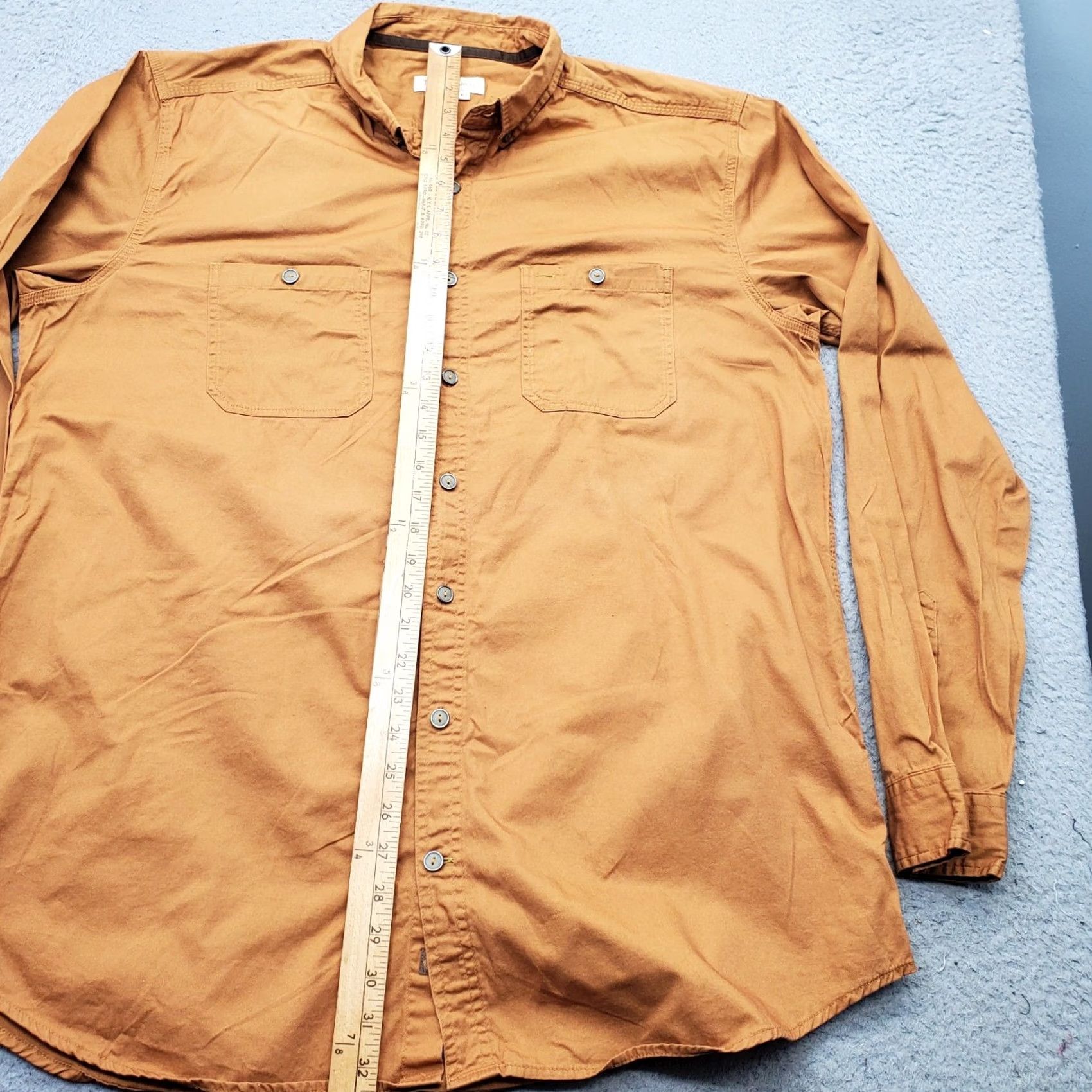 The Territory Ahead Territory Ahead Shirt Mens XLT Tan Long Sleeve Button-Down Casual Travel Size US XL / EU 56 / 4 - 4 Thumbnail