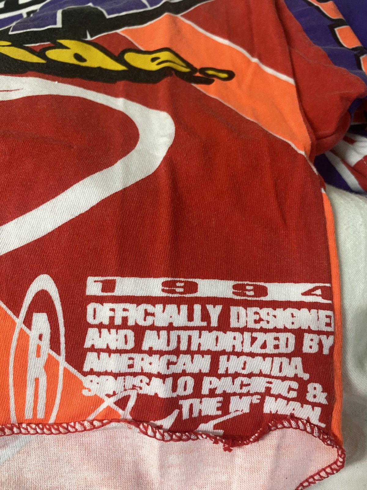 Honda Vintage 1994 Sinisalo Honda Racing motocross jersey Size US M / EU 48-50 / 2 - 3 Thumbnail