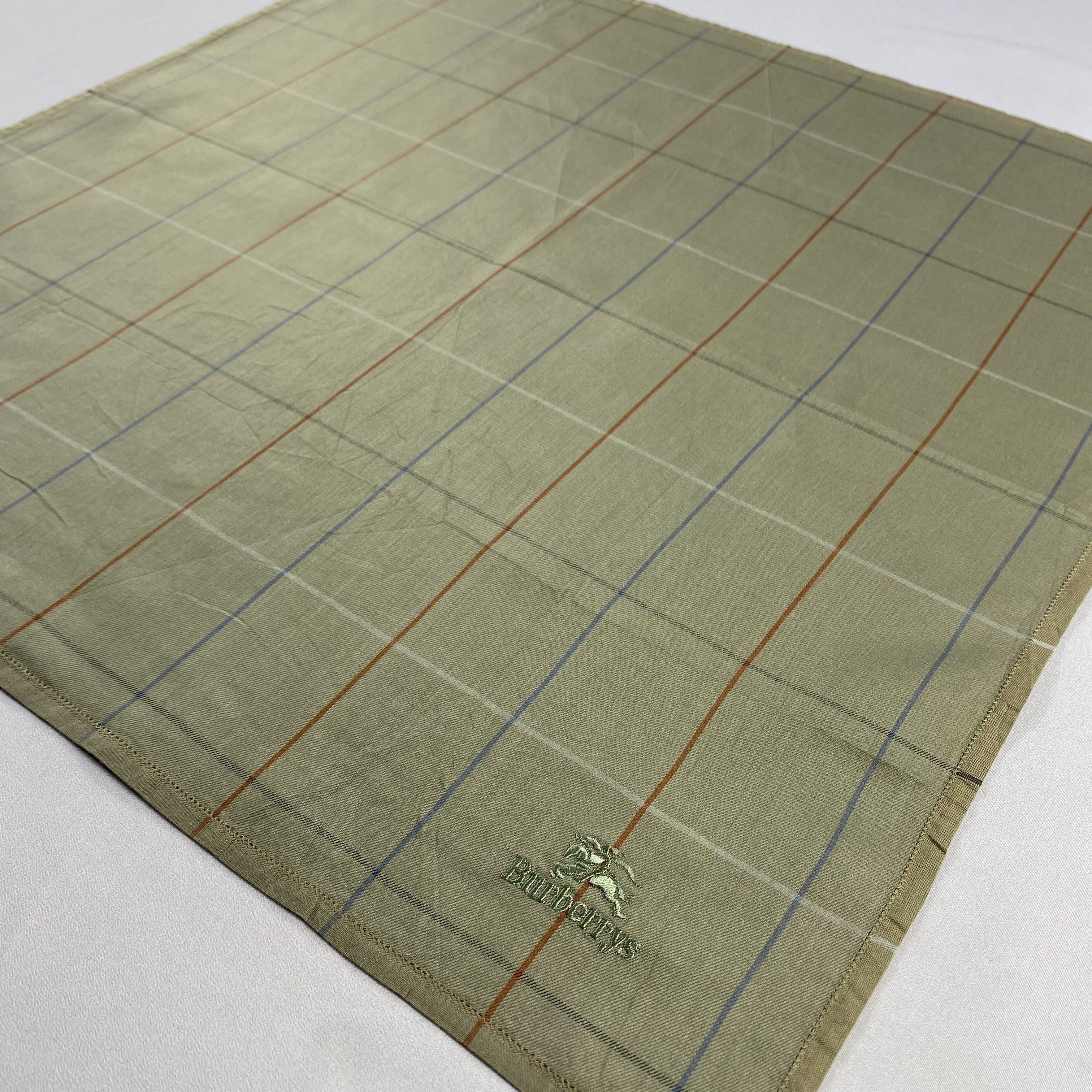Burberry × Vintage Burberry Handkerchief / Neckerchief / Bandana-P1555 Size ONE SIZE - 2 Thumbnail