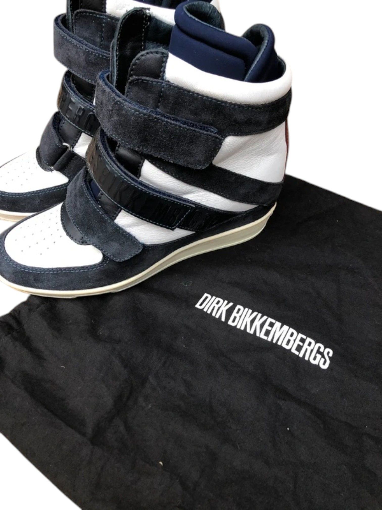 Dirk Bikkembergs Dirk Bikkembergs Wedge High-Top Sneakers, Size 37 Size US 7 / IT 37 - 1 Thumbnail