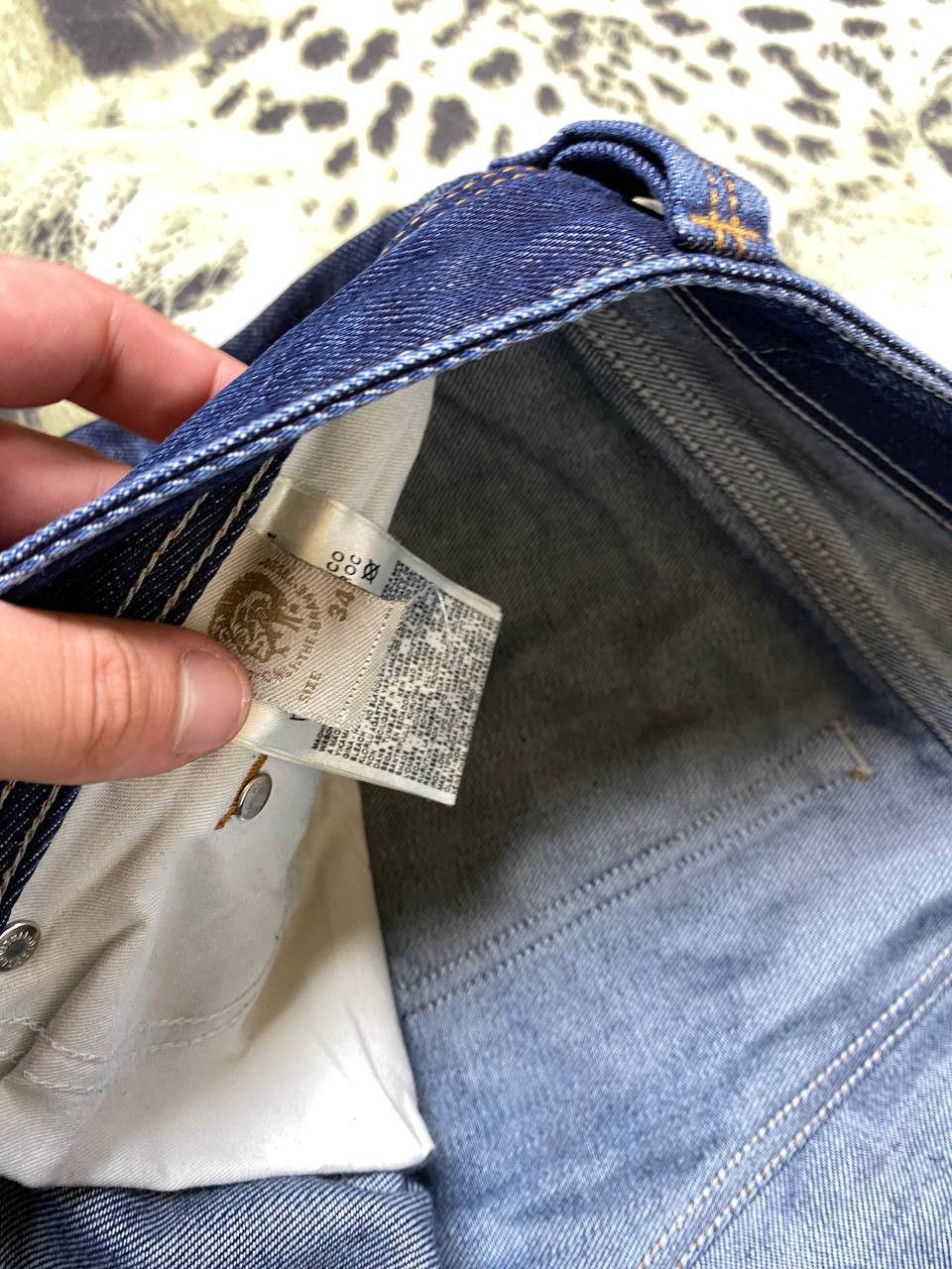 Diesel DIESEL🔥THRASHED DISTRESSED DENIM SWEATPANTS Size US 34 / EU 50 - 3 Thumbnail