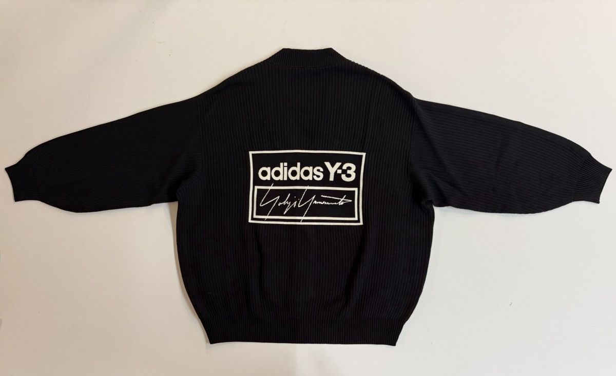 Adidas × Y-3 adidas Y-3 × Yohji Yamamoto Knit Wool Cardigan Oversized Size US L / EU 52-54 / 3 - 9 Thumbnail