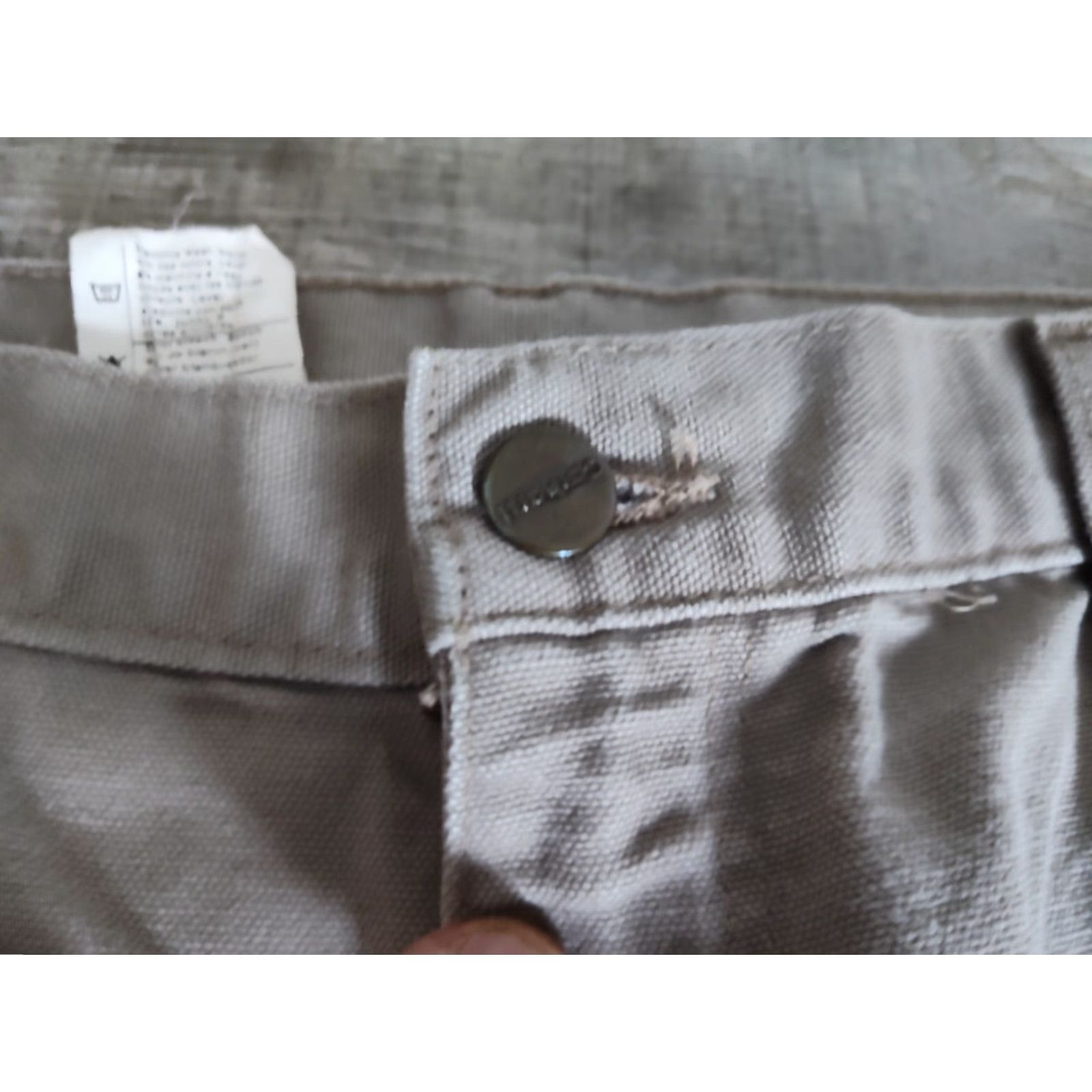 Carhartt VINTAGE Carhartt Work Pants Mens 36x30 Brown Dungaree Fit Cotton Canvas 90s Grunge Size US 36 / EU 52 - 6 Thumbnail